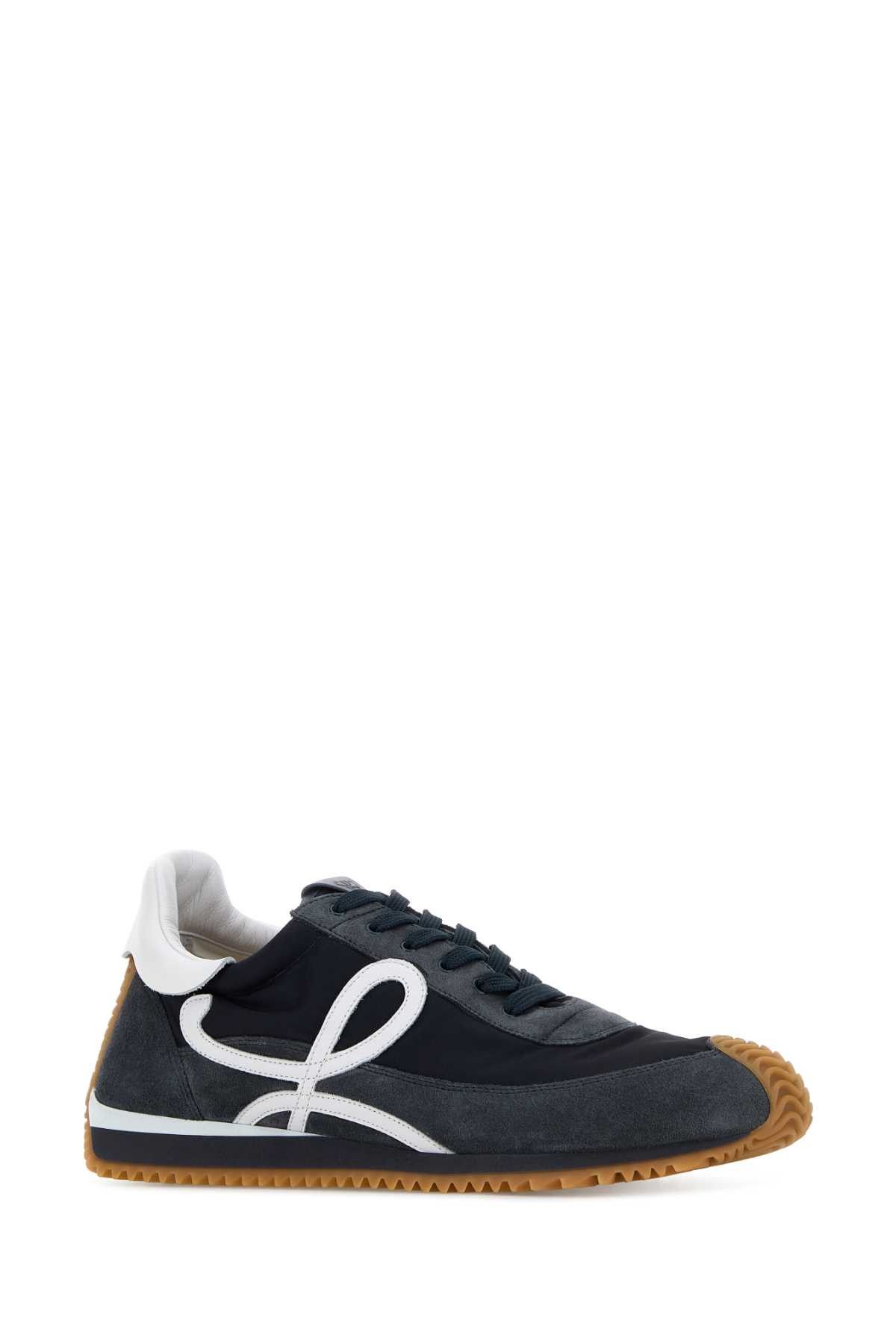 Loewe Blue Nylon And Suede Ballet Runner 2.0 Sneakers Size US 12 / EU 45 - 2 Thumbnail