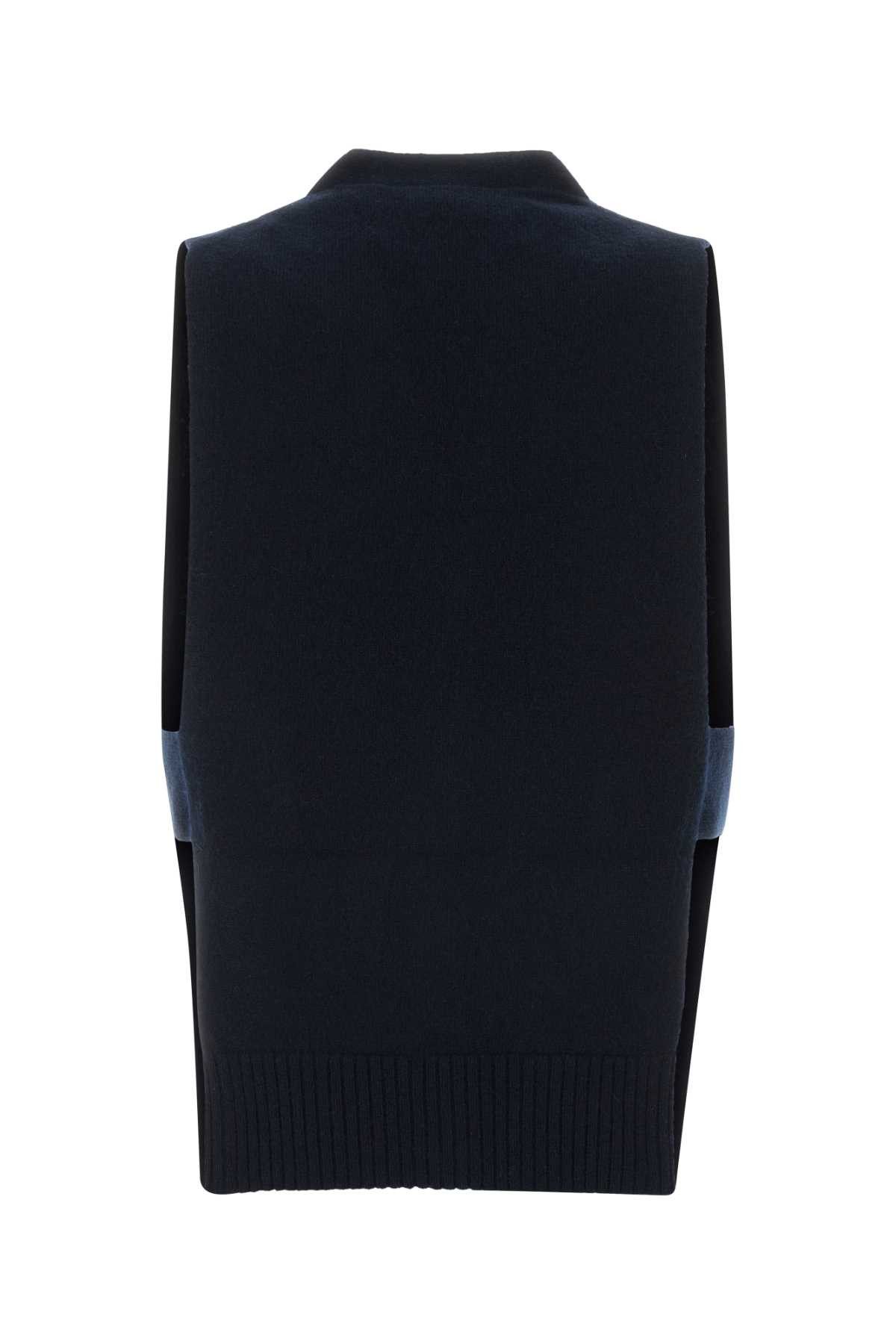 Miu Miu Midnight Blue Cashmere Vest Size M / US 6-8 / IT 42-44 - 2 Thumbnail