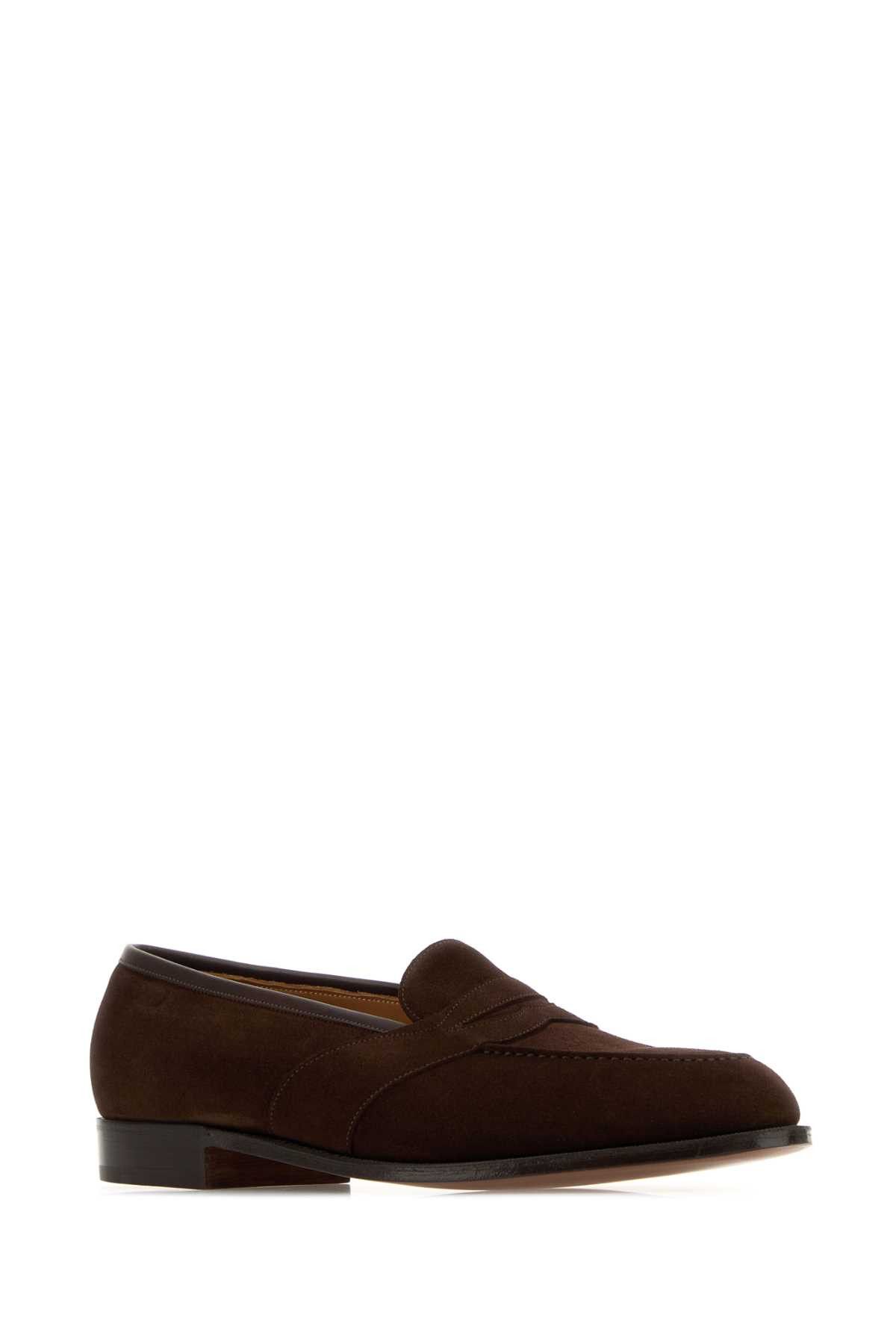 Edward Green Brown Suede Montpellier Loafers Size US 8 / EU 41 - 2 Thumbnail