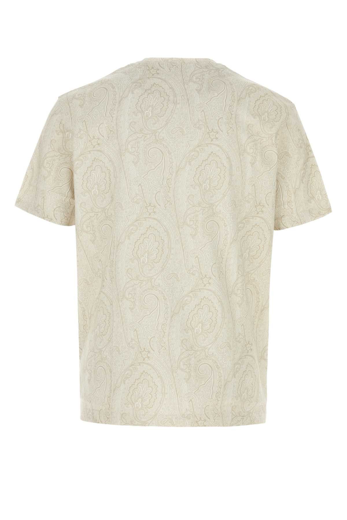 Etro Printed Cotton T-Shirt Size US XL / EU 56 / 4 - 2 Thumbnail
