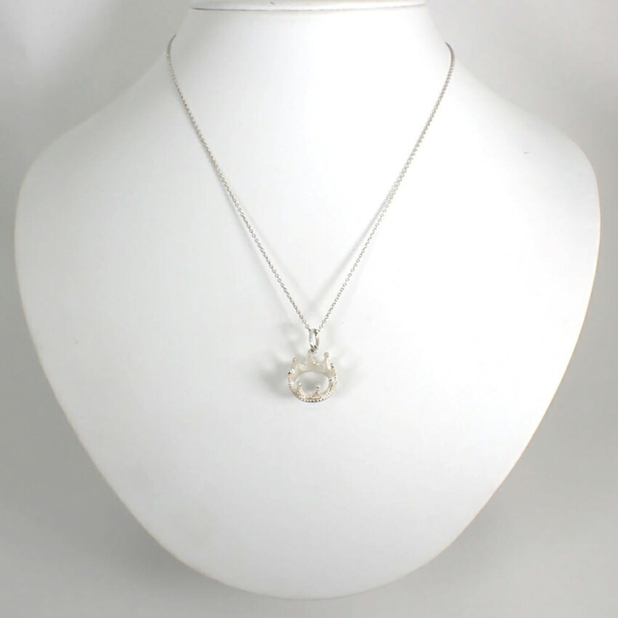 Tiffany & Co. TIFFANY & Co. 925 Crown Charm Pendant Necklace Size ONE SIZE - 3 Thumbnail