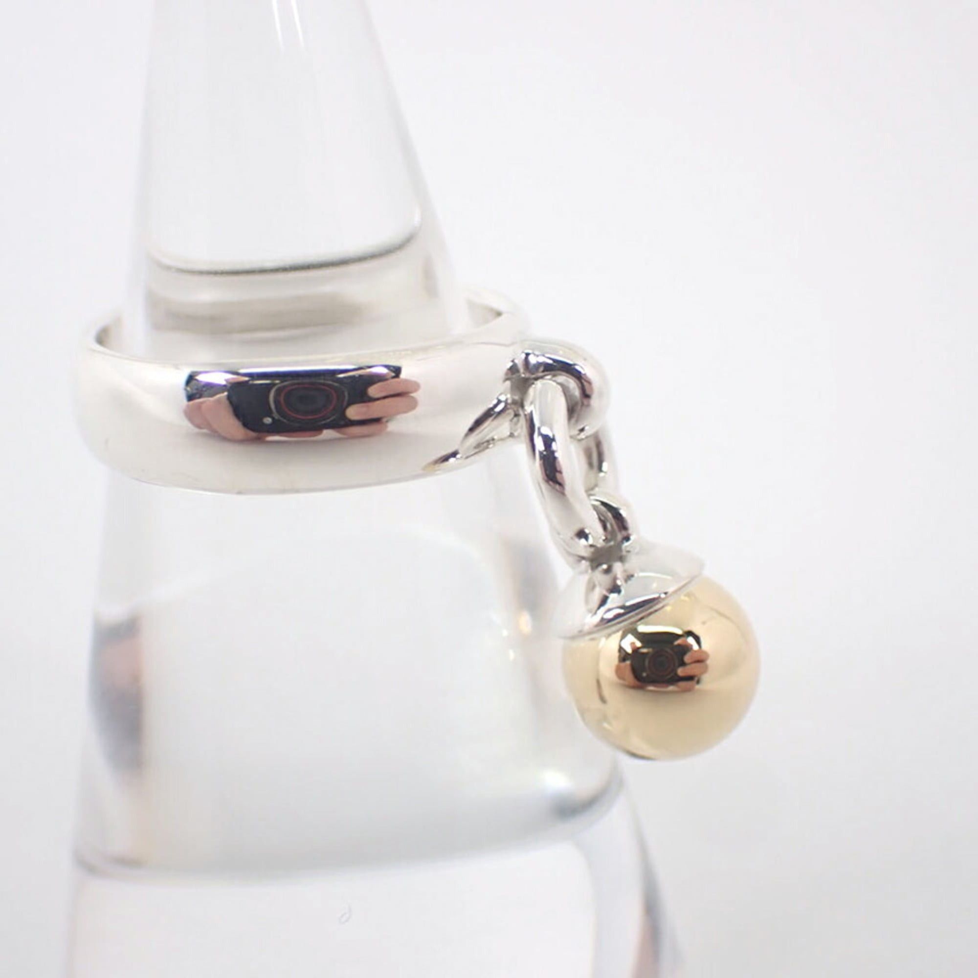 Tiffany & Co. TIFFANY & Co. 925 750 Ball Dangle Ring, Size 10 Size ONE SIZE - 3 Thumbnail