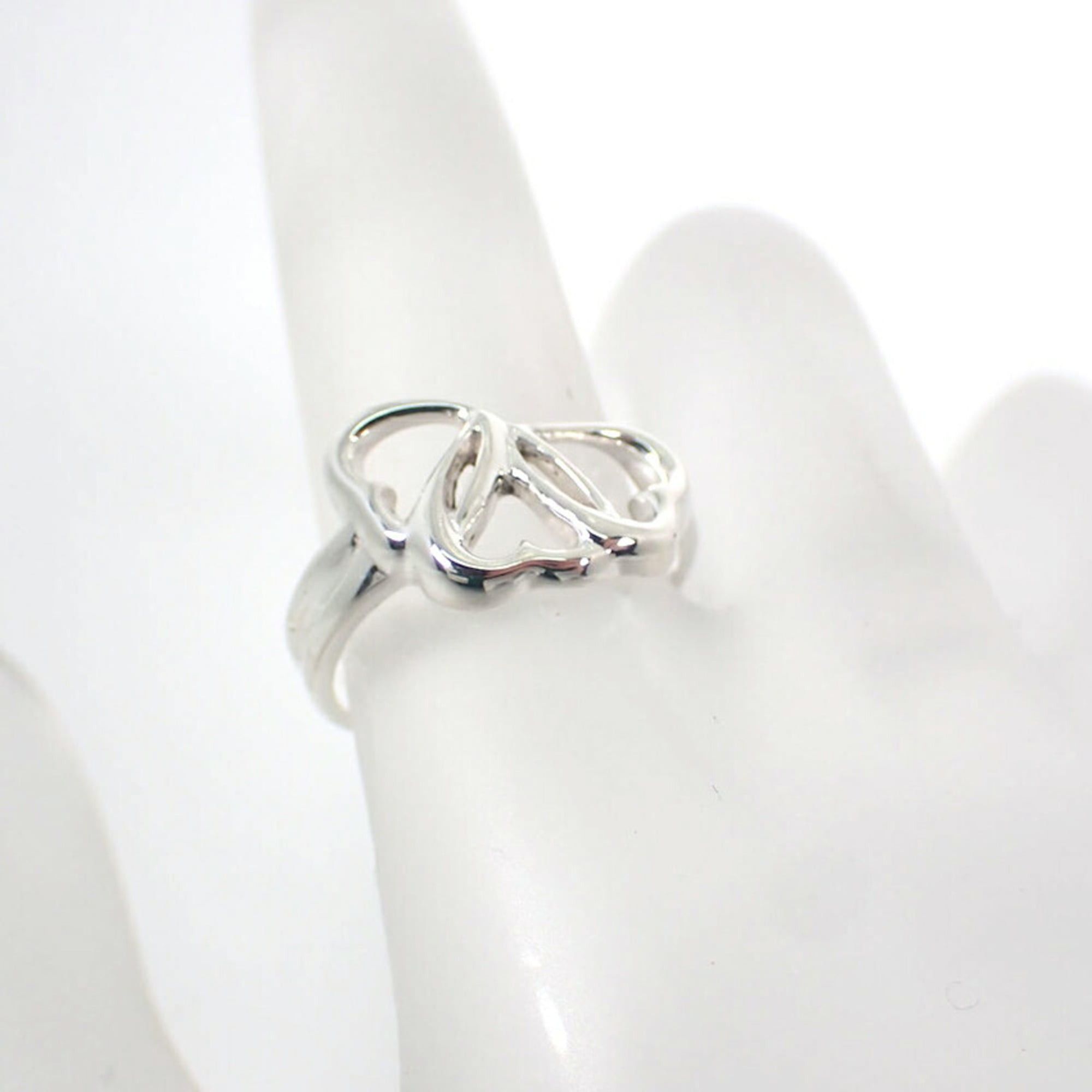 Tiffany & Co. TIFFANY & Co. 925 Triple Heart Ring, Size 10 Size ONE SIZE - 9 Thumbnail