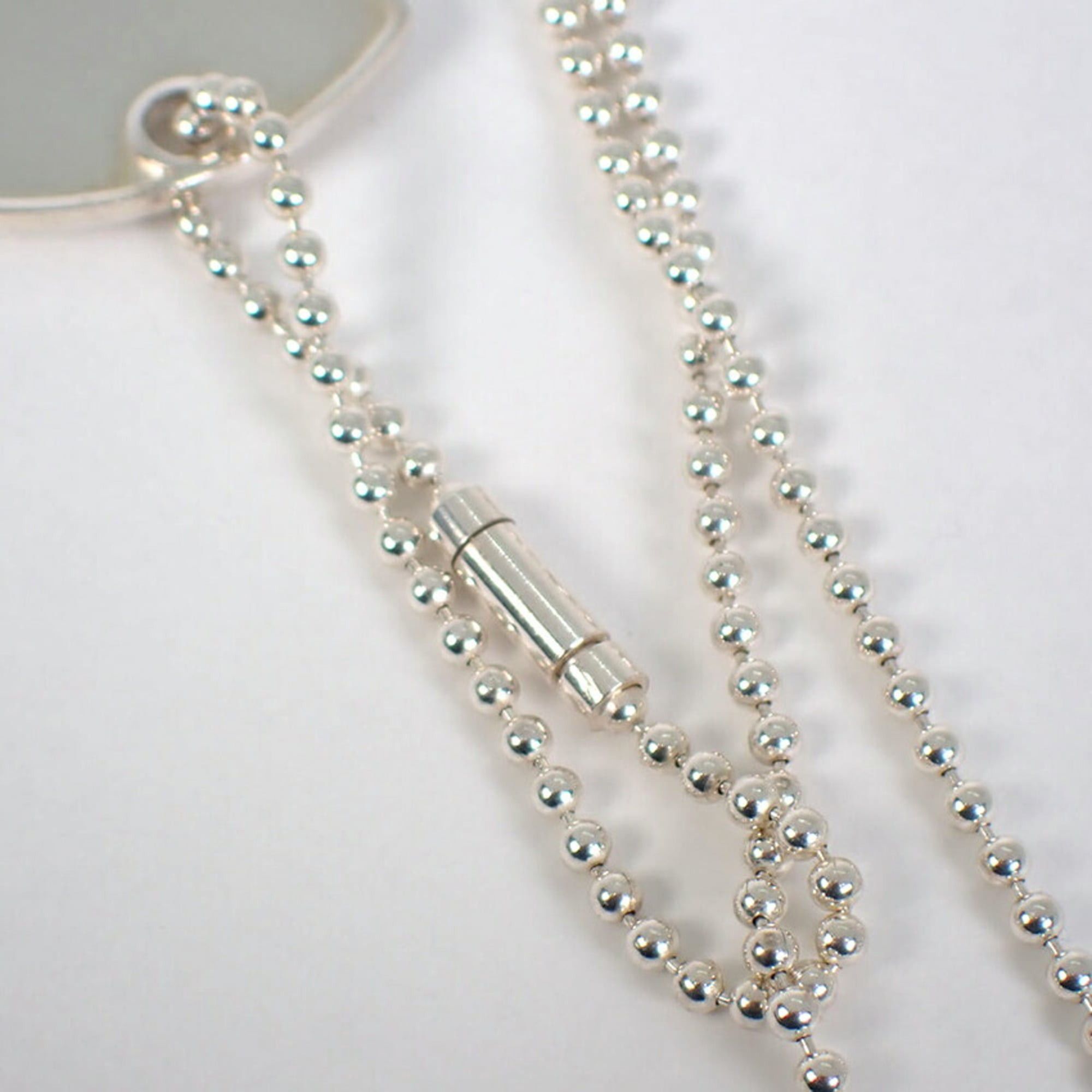 Gucci GUCCI 925 Dog Tag Plate Necklace (2 pieces) Size ONE SIZE - 8 Thumbnail