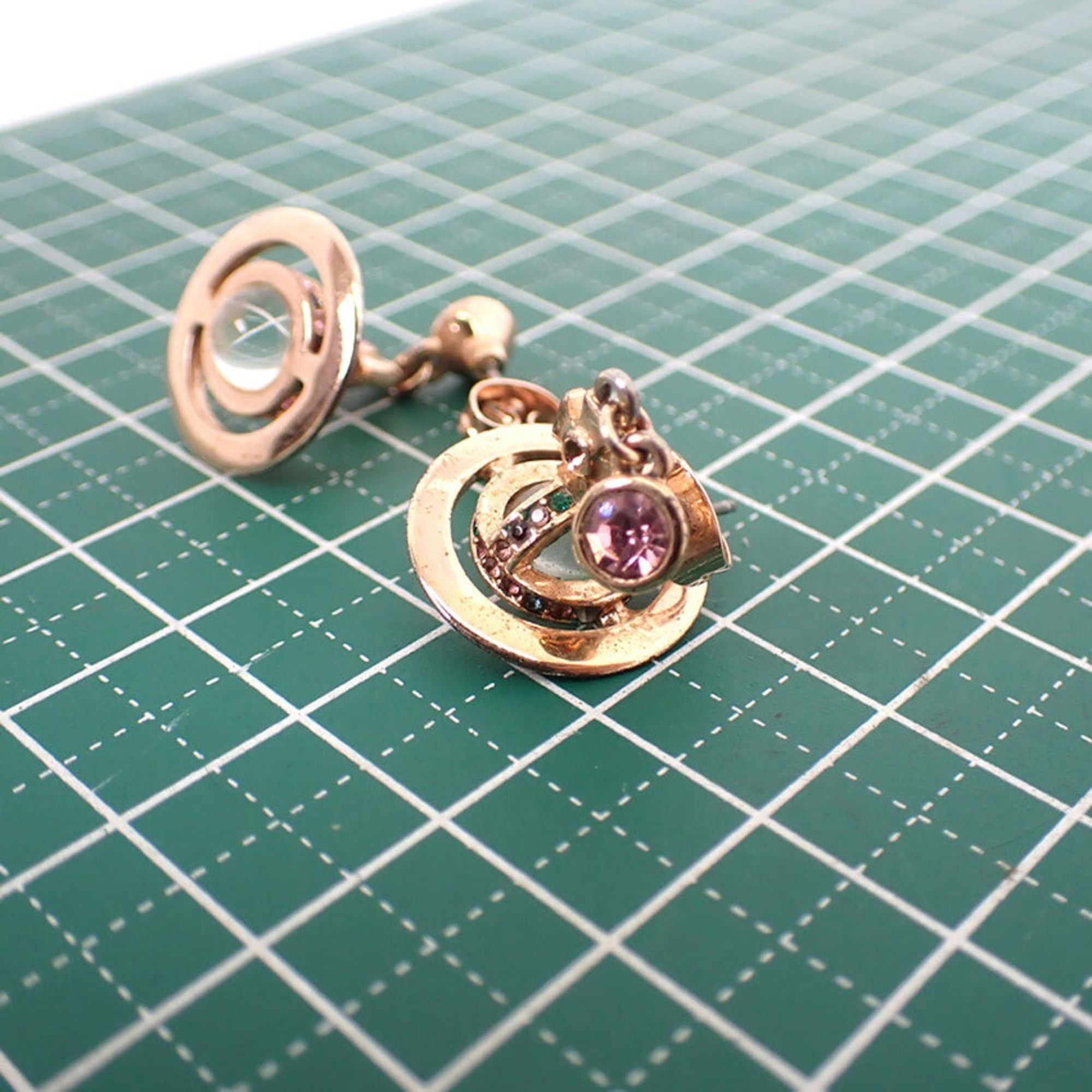 Vivienne Westwood Vivienne Westwood Orb Colored Stone Earrings Size ONE SIZE - 11 Thumbnail