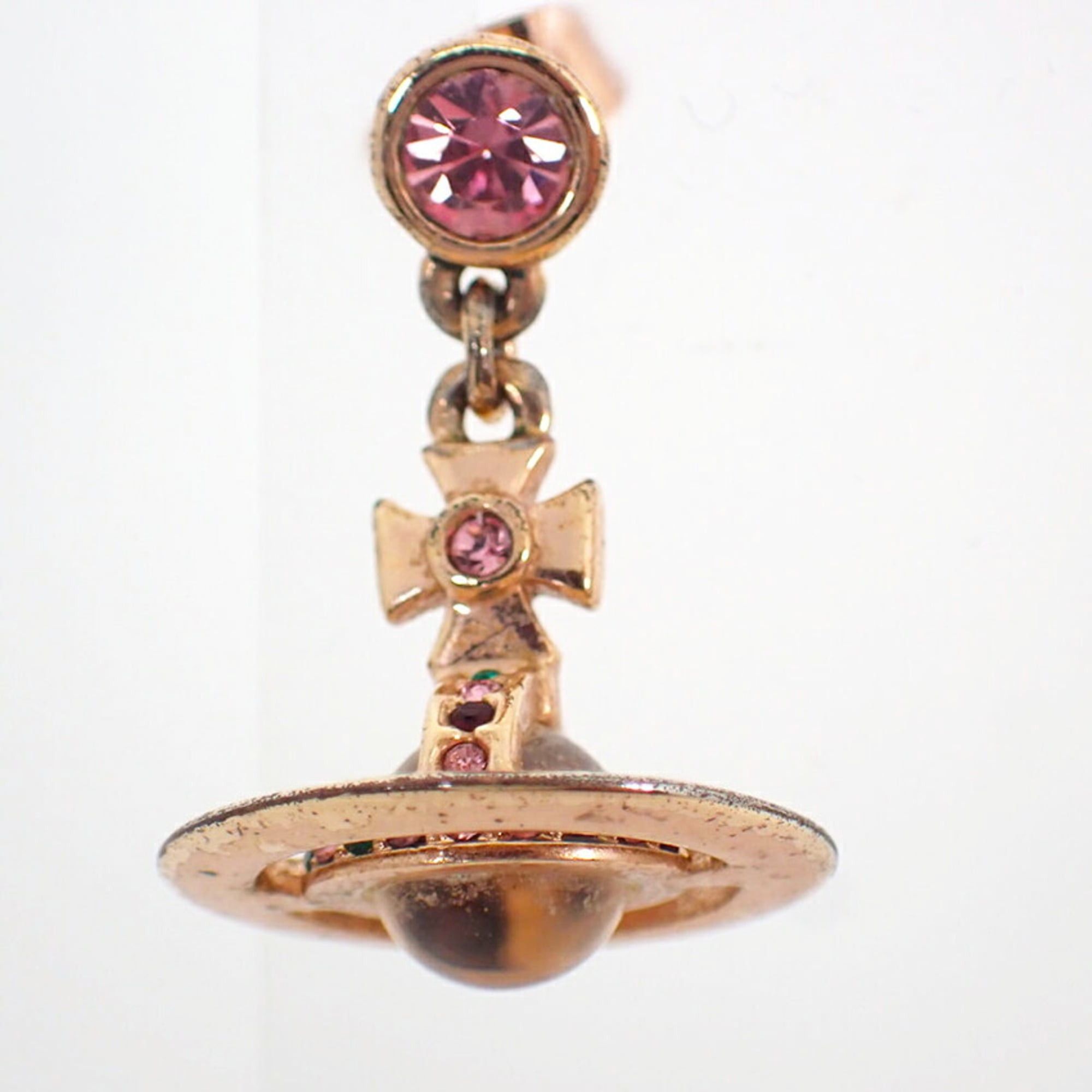 Vivienne Westwood Vivienne Westwood Orb Colored Stone Earrings Size ONE SIZE - 3 Thumbnail