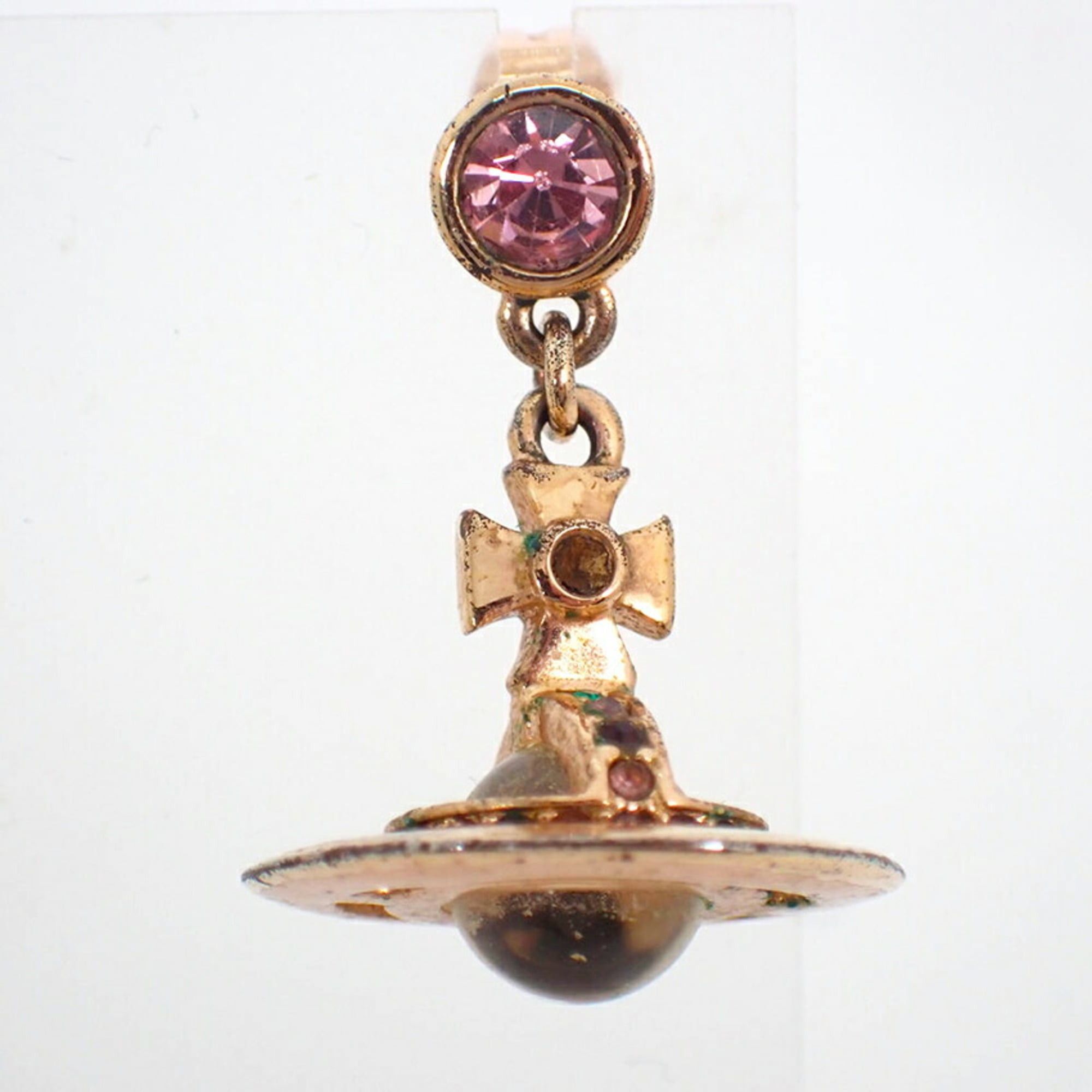 Vivienne Westwood Vivienne Westwood Orb Colored Stone Earrings Size ONE SIZE - 4 Thumbnail