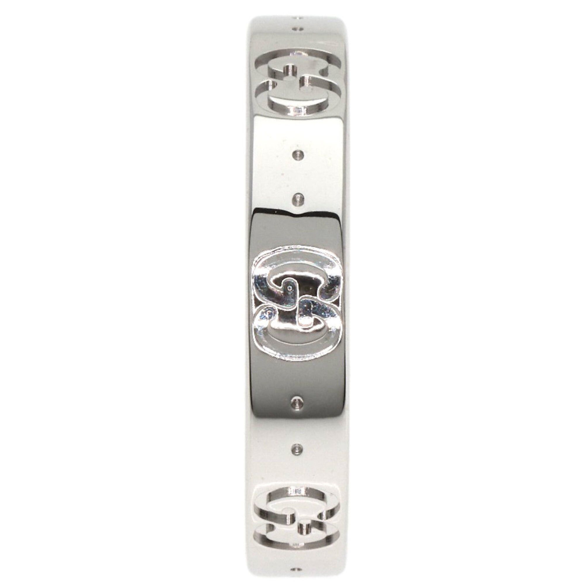 Gucci Gucci Icon #21 Ring, 18K White Gold, Women's, GUCCI Size ONE SIZE - 3 Thumbnail