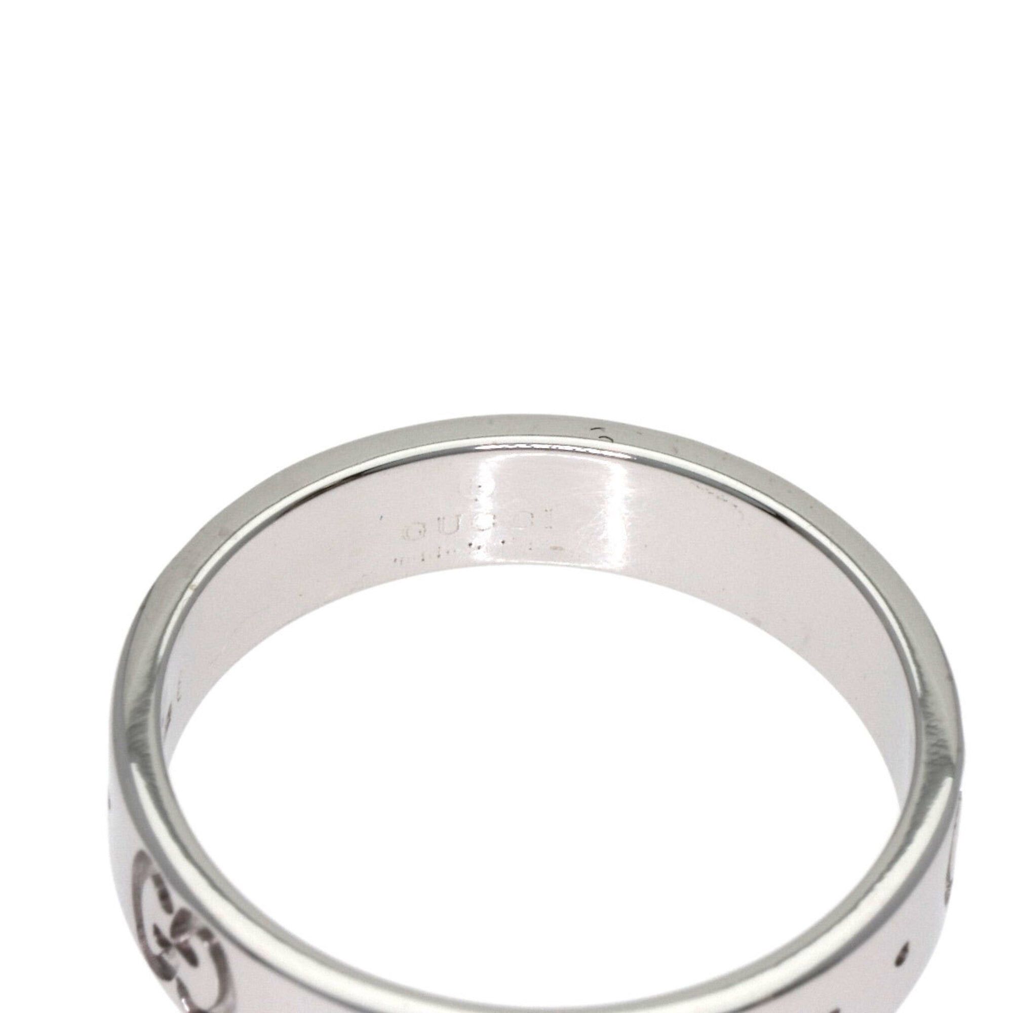 Gucci Gucci Icon #10 Ring, 18K White Gold, Women's GUCCI Size ONE SIZE - 5 Thumbnail