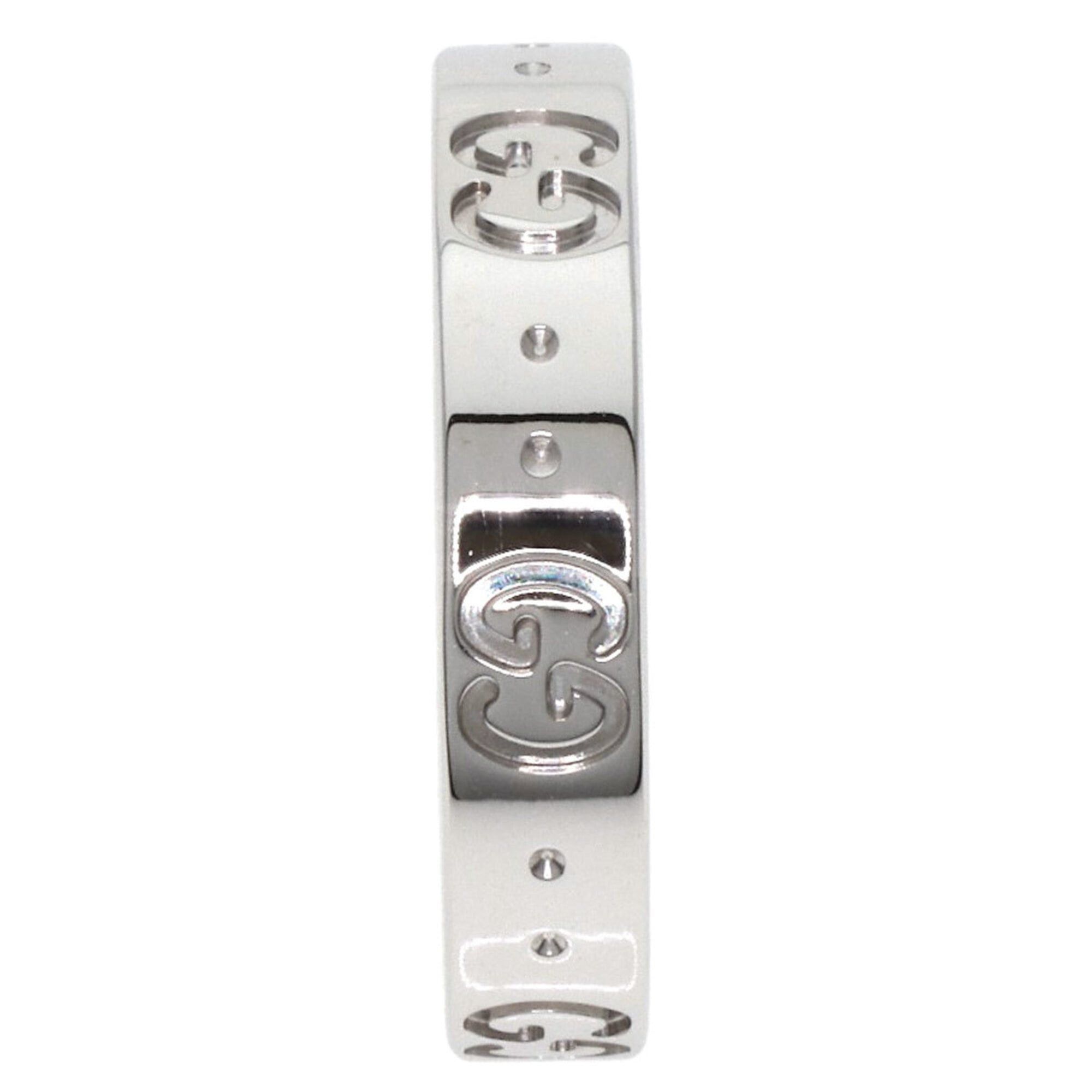 Gucci Gucci Icon #14 Ring, 18K White Gold, Women's GUCCI Size ONE SIZE - 3 Thumbnail