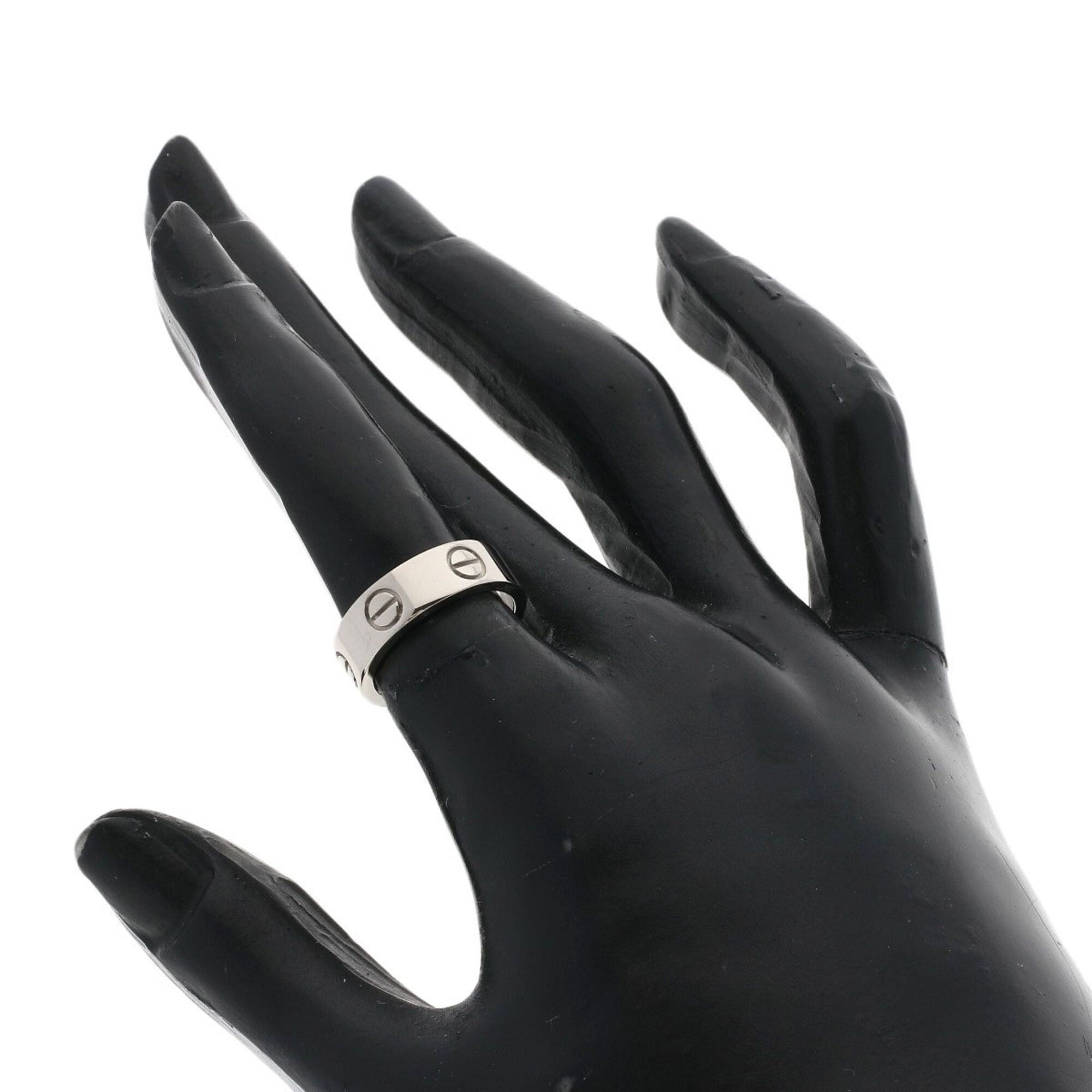 Cartier Cartier Love Ring #49, 18K White Gold, Women's Ring, CARTIER Size ONE SIZE - 5 Thumbnail