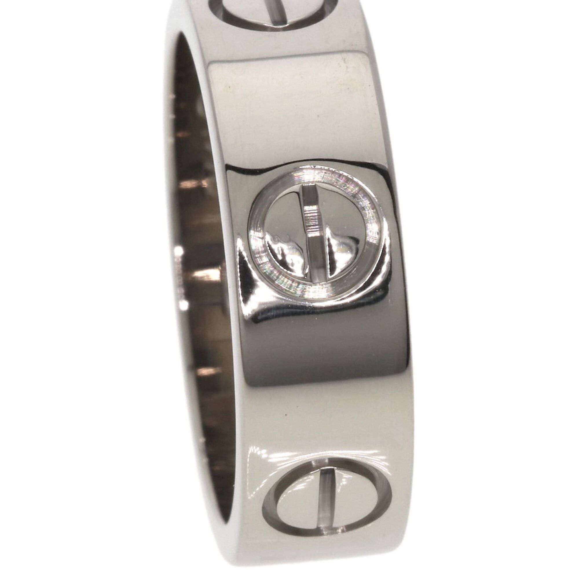 Cartier Cartier Love Ring #49, 18K White Gold, Women's Ring, CARTIER Size ONE SIZE - 6 Thumbnail