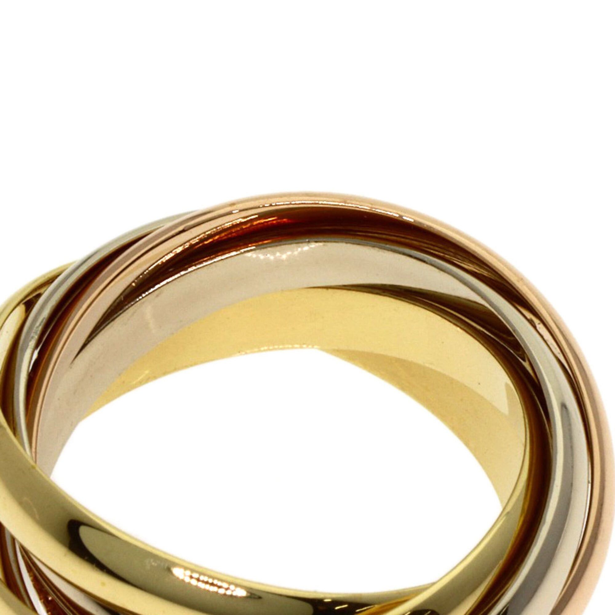 Cartier Cartier Trinity 5-Ring Ring, Size 48, 18K Yellow Gold/18K White Pink Gold, Women's. Size ONE SIZE - 7 Thumbnail