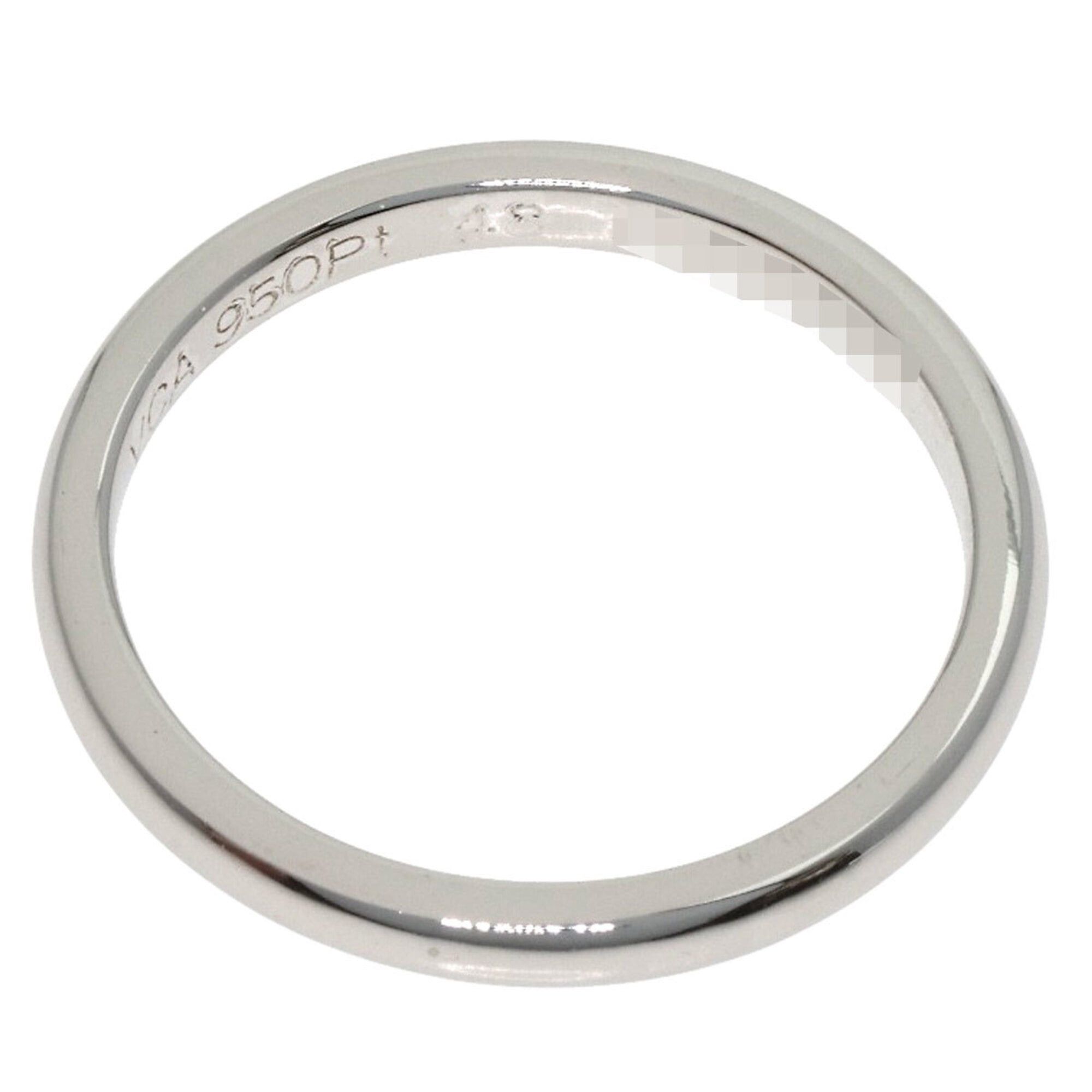 Van Cleef & Arpels Van Cleef & Arpels Tendrement Wedding Ring #48, Platinum PT950, Women's Size ONE SIZE - 4 Thumbnail