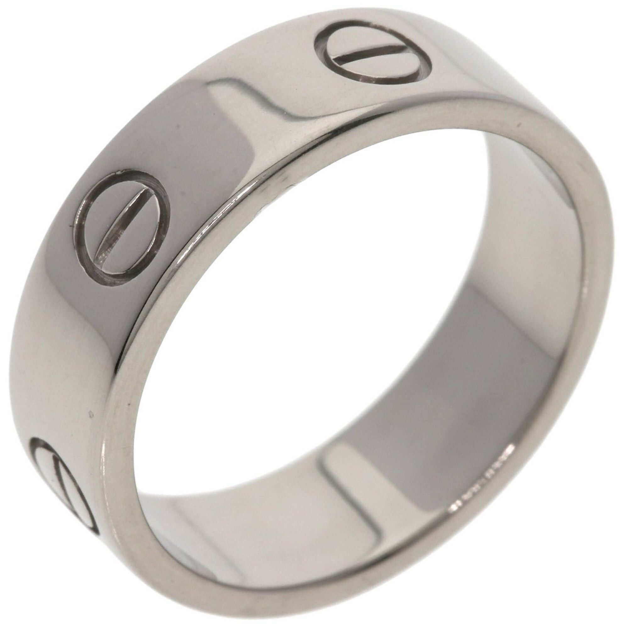 Cartier Cartier Love Ring #57, 18K White Gold, Women's Ring, CARTIER Size ONE SIZE - 2 Thumbnail