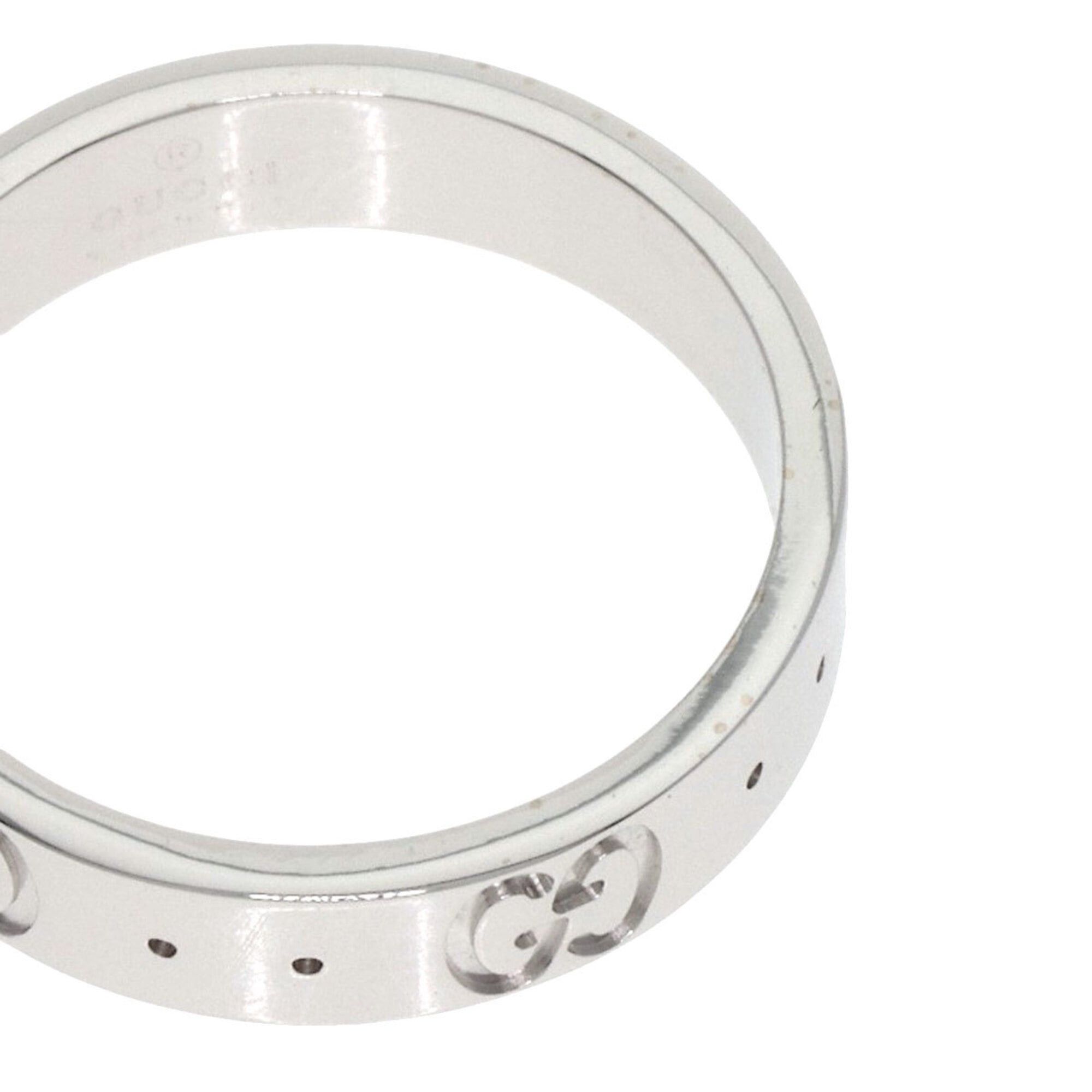 Gucci Gucci Icon #9 Ring 18K White Gold Women's GUCCI Size ONE SIZE - 7 Thumbnail