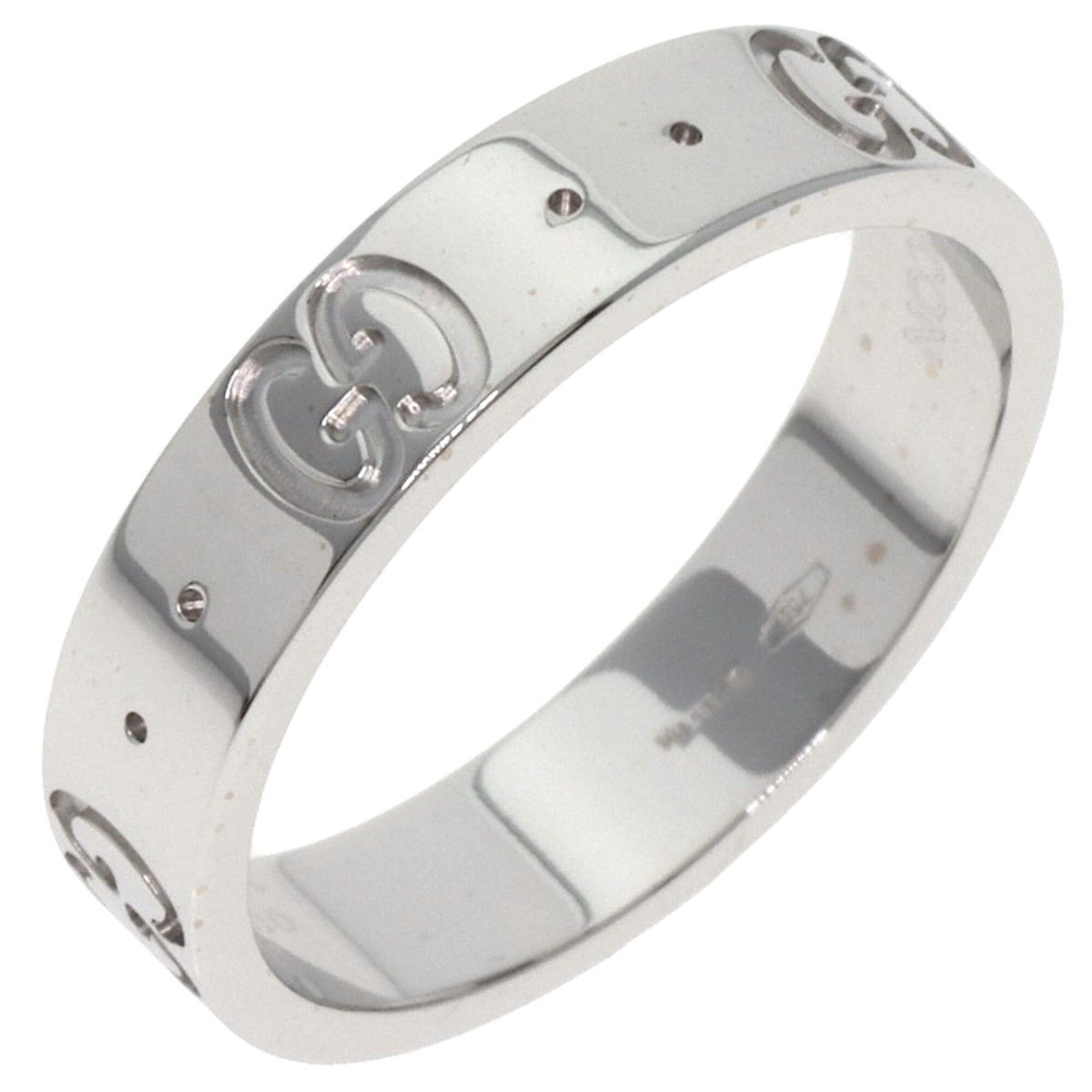 Gucci Gucci Icon #9 Ring 18K White Gold Women's GUCCI Size ONE SIZE - 2 Thumbnail