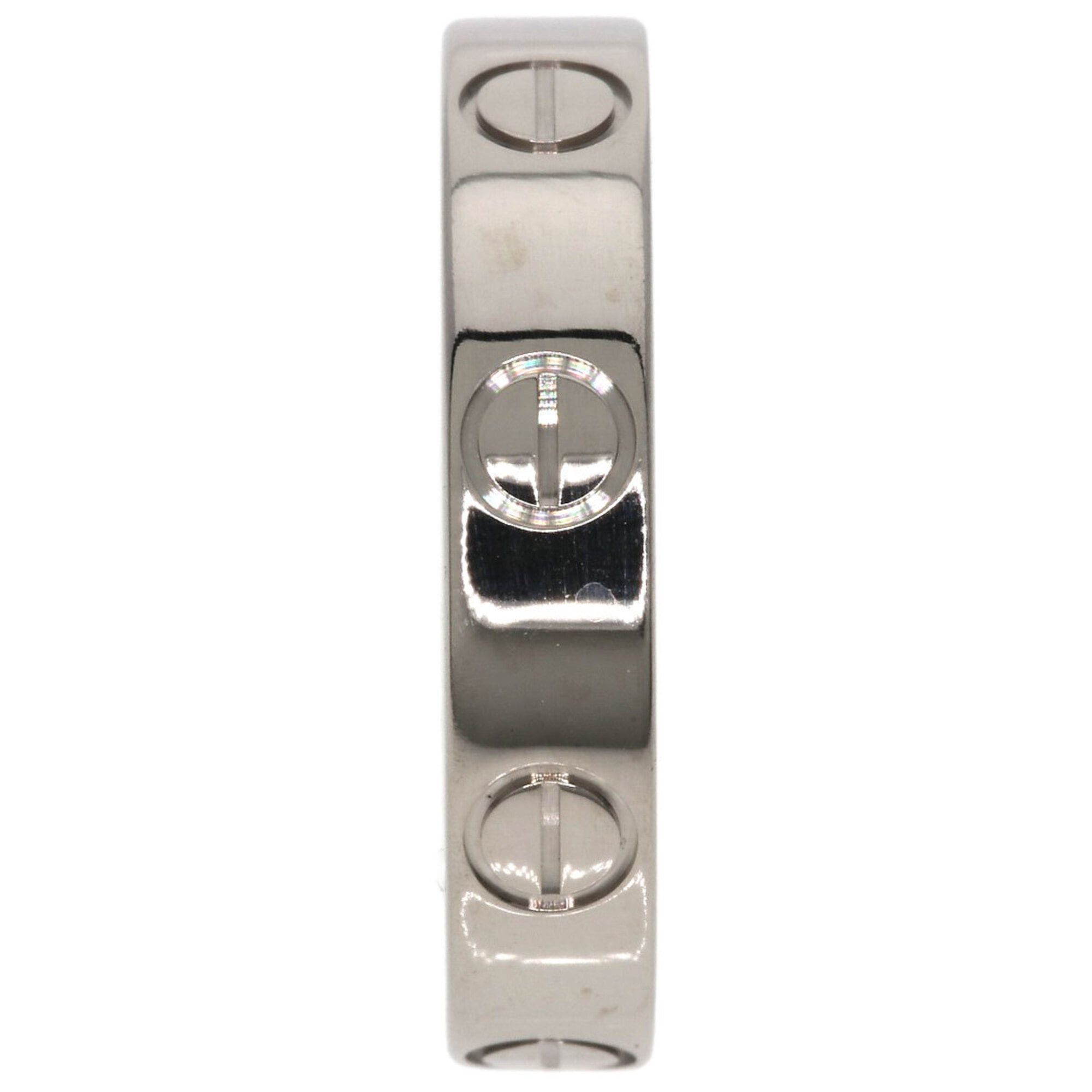 Cartier Cartier Mini Love Ring #48, 18K White Gold, Women's Ring, CARTIER Size ONE SIZE - 3 Thumbnail