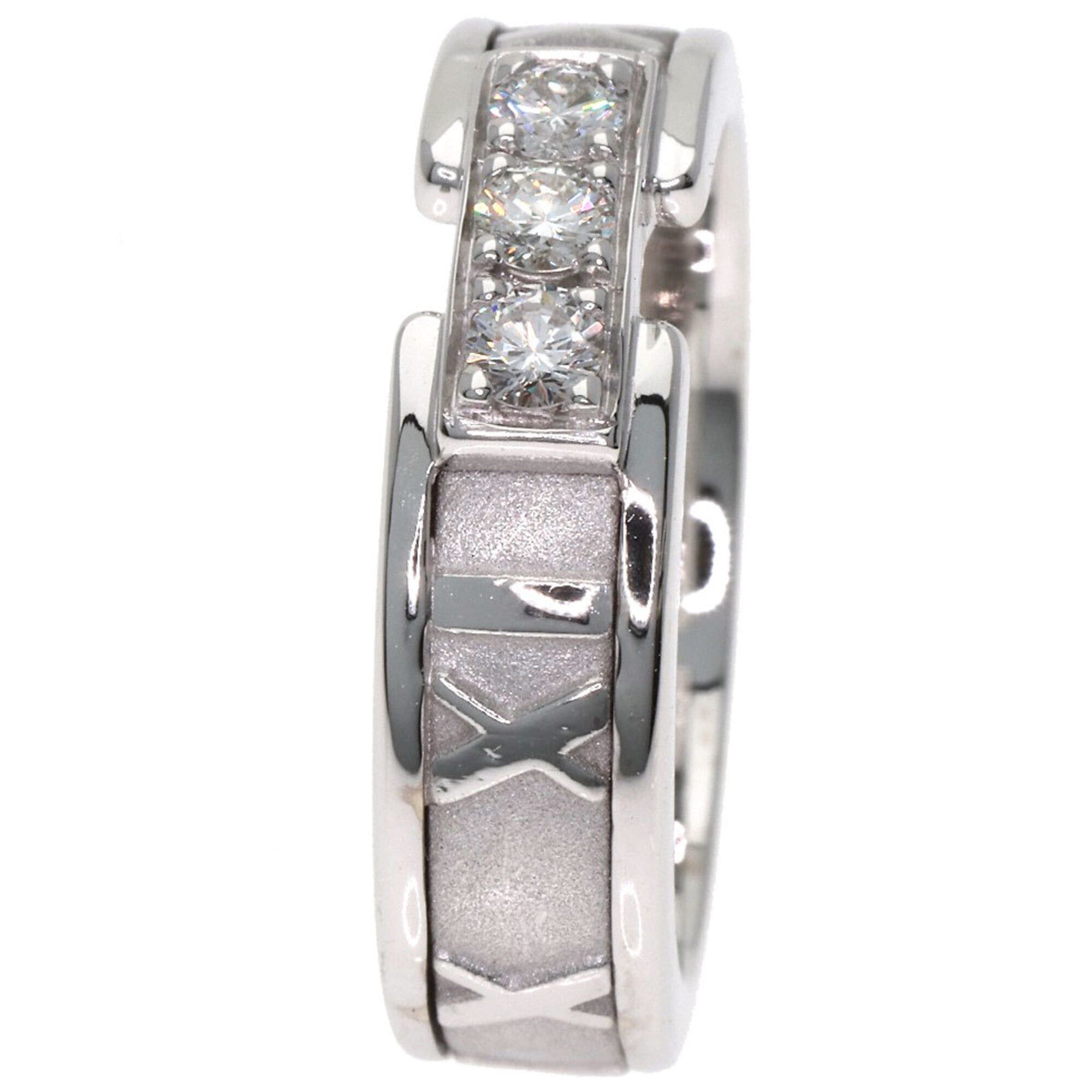 Tiffany & Co. Tiffany & Co. Atlas Diamond Ring, 18K White Gold, Women's. Size ONE SIZE - 8 Thumbnail