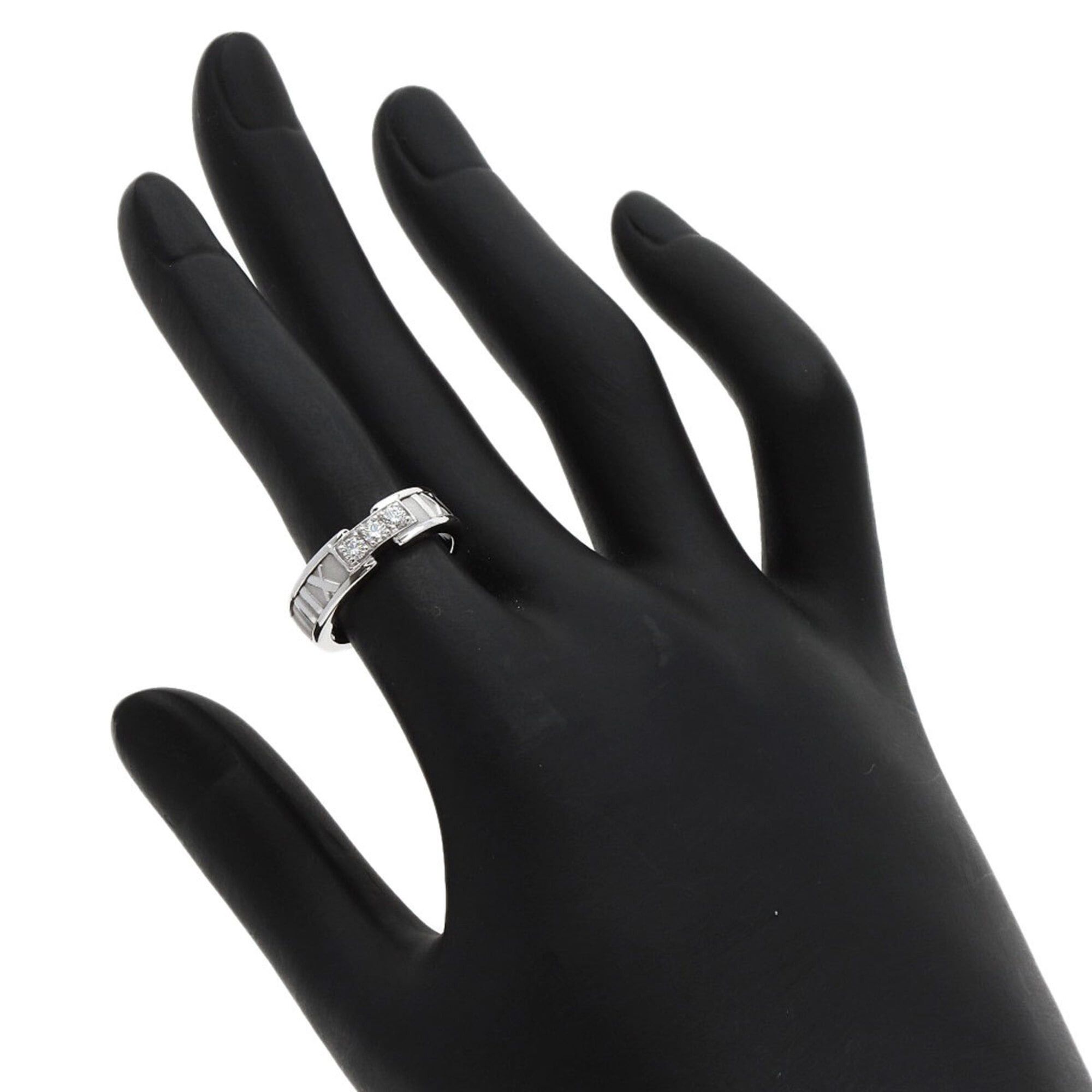 Tiffany & Co. Tiffany & Co. Atlas Diamond Ring, 18K White Gold, Women's. Size ONE SIZE - 6 Thumbnail
