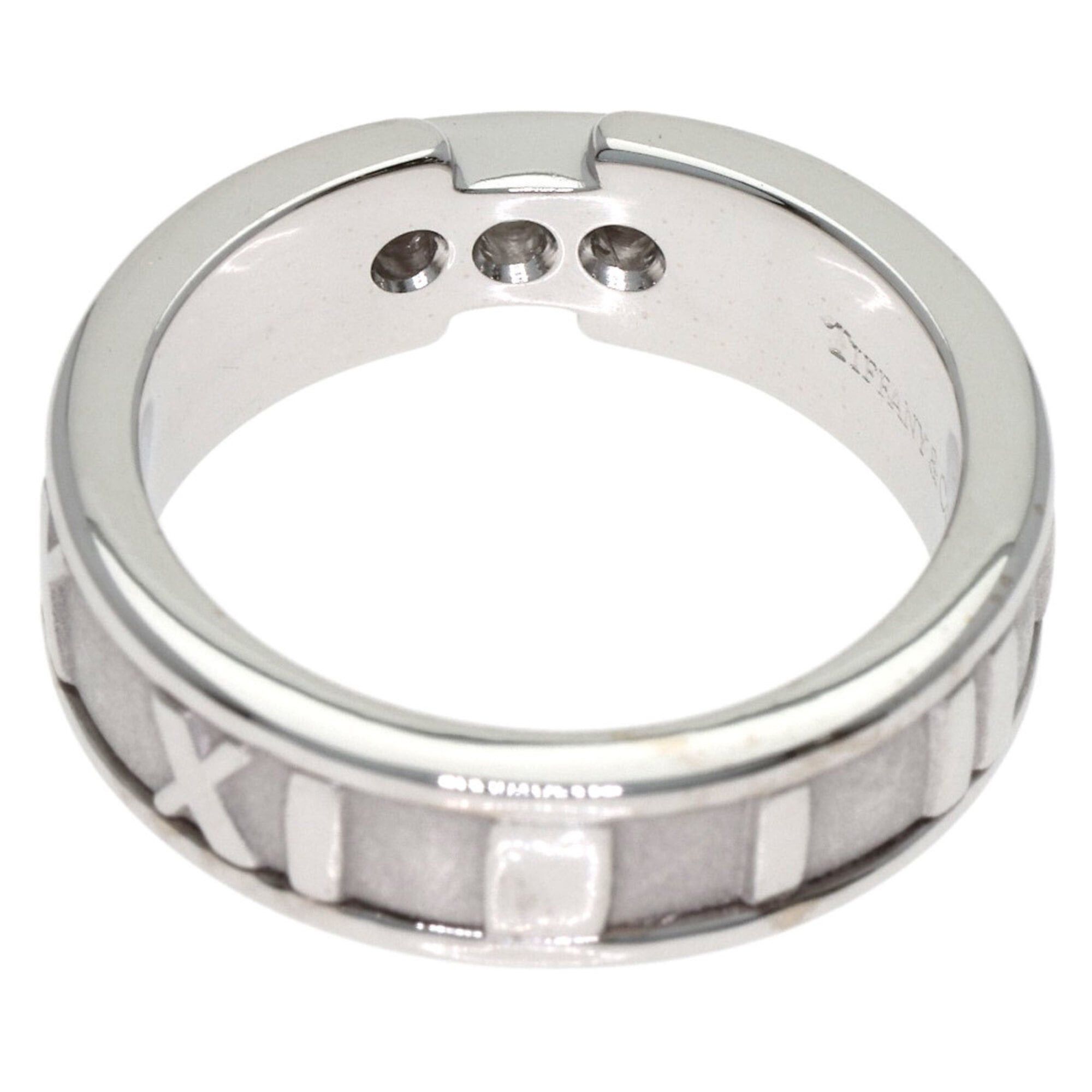 Tiffany & Co. Tiffany & Co. Atlas Diamond Ring, 18K White Gold, Women's. Size ONE SIZE - 4 Thumbnail