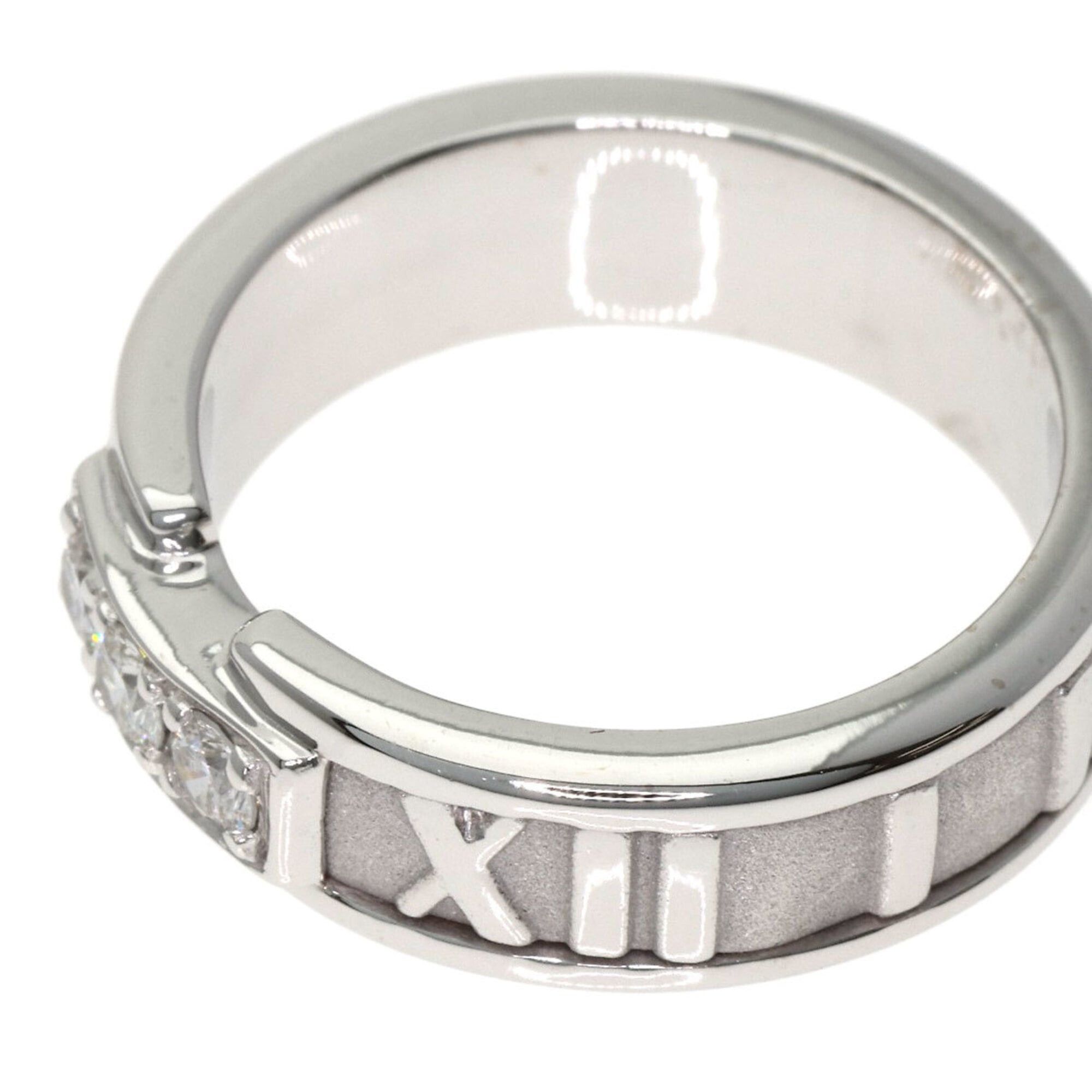 Tiffany & Co. Tiffany & Co. Atlas Diamond Ring, 18K White Gold, Women's. Size ONE SIZE - 10 Thumbnail