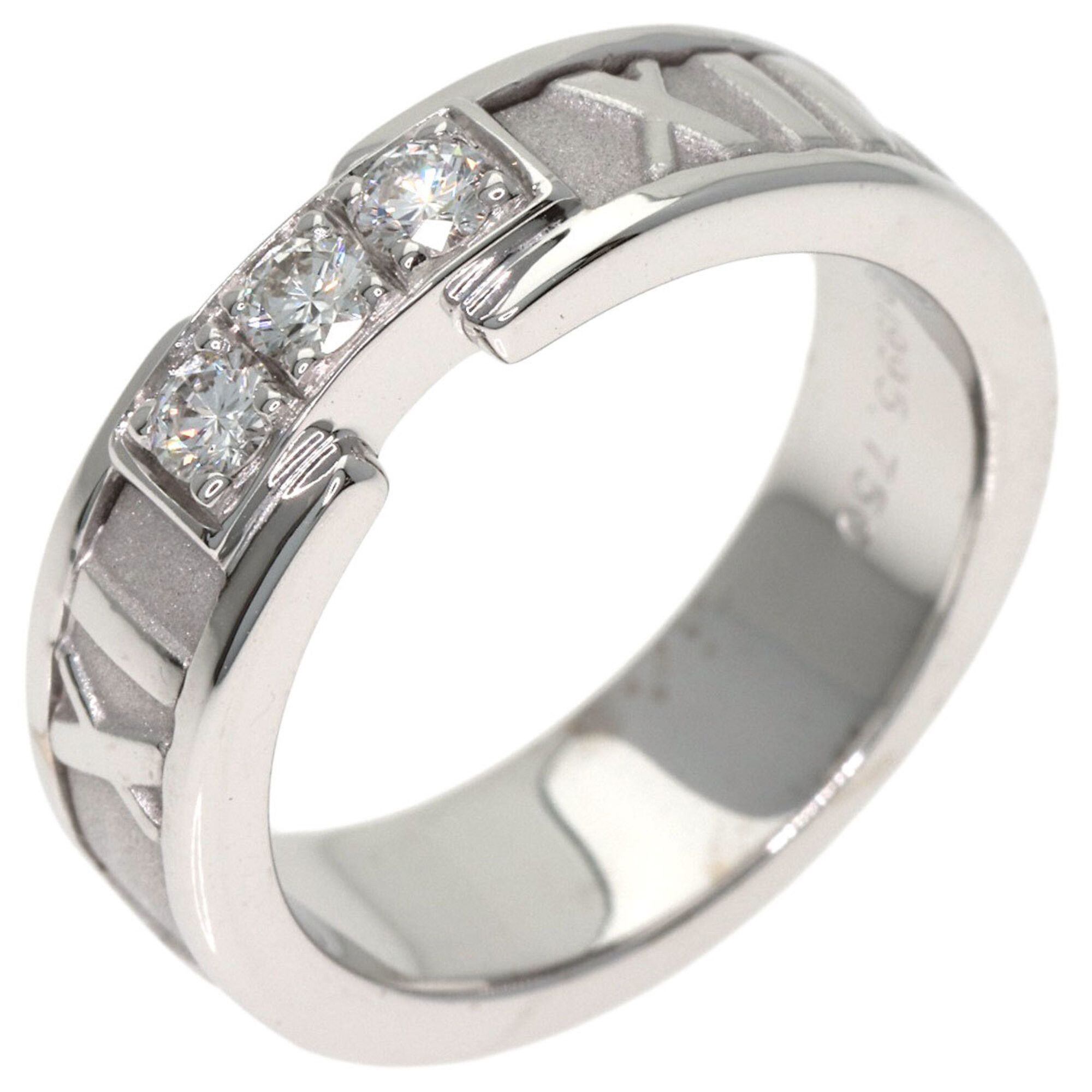 Tiffany & Co. Tiffany & Co. Atlas Diamond Ring, 18K White Gold, Women's. Size ONE SIZE - 2 Thumbnail