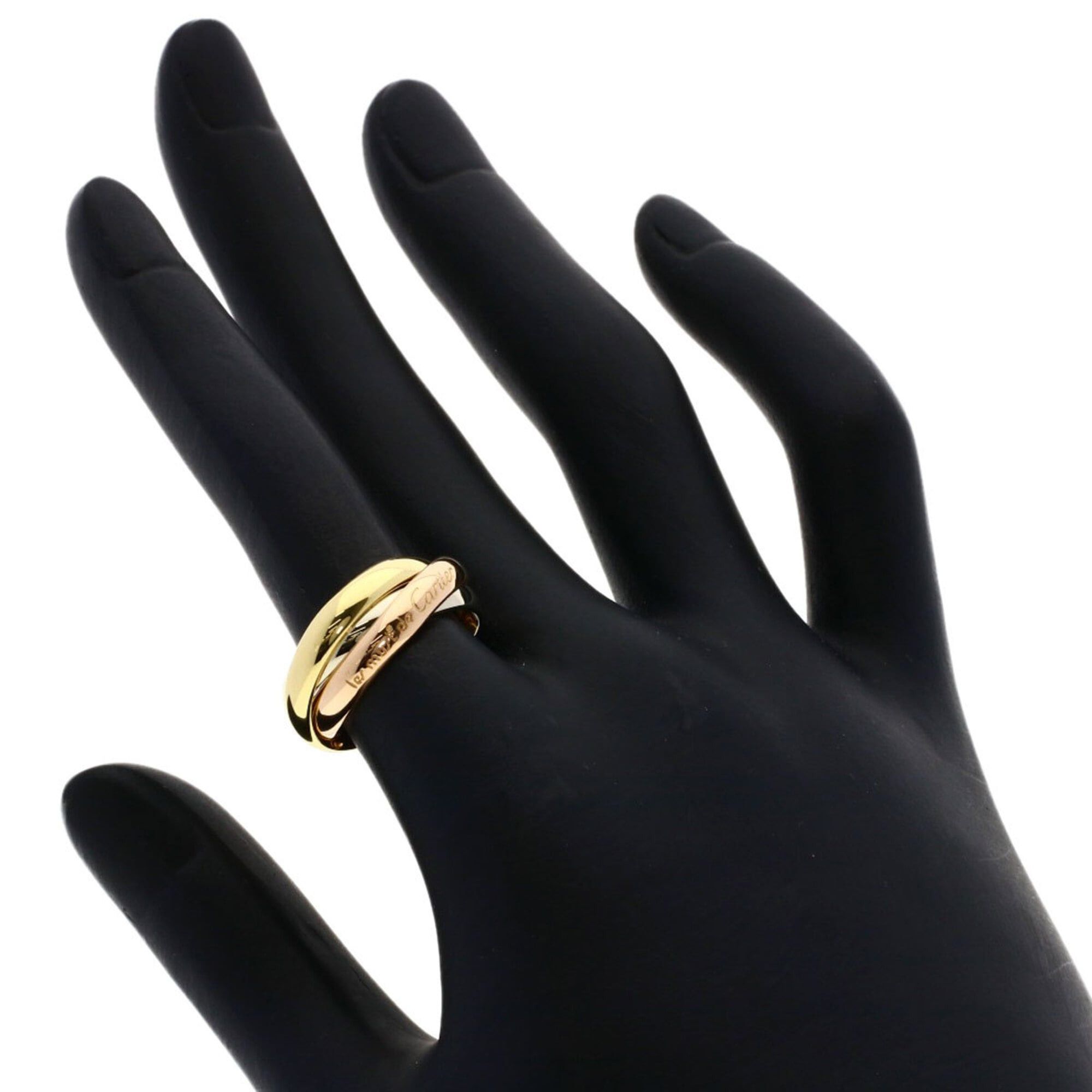 Cartier Cartier Trinity #51 Ring, 18K Yellow Gold/18K Pink White Gold, Women's, CARTIER Size ONE SIZE - 4 Thumbnail