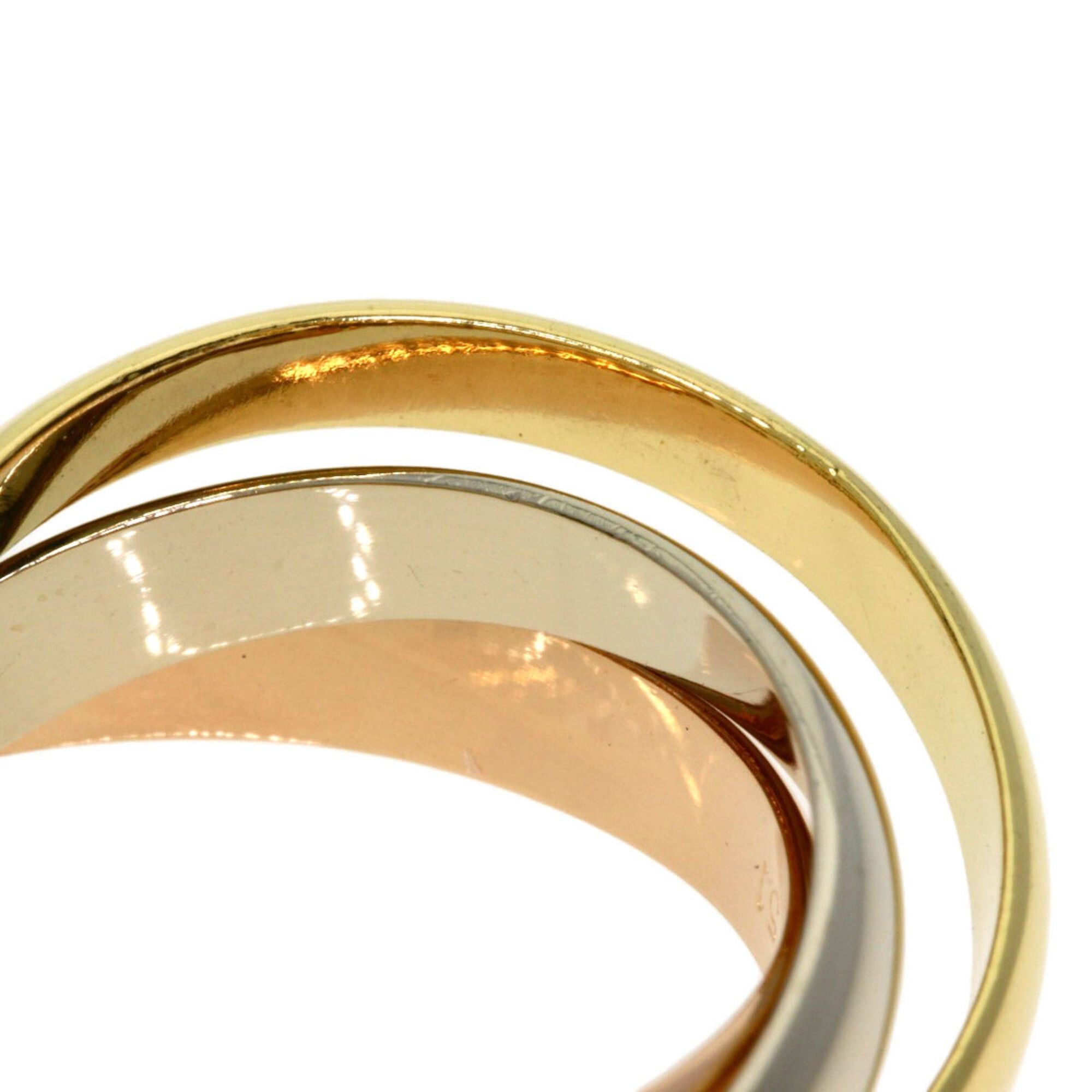 Cartier Cartier Trinity #51 Ring, 18K Yellow Gold/18K Pink White Gold, Women's, CARTIER Size ONE SIZE - 5 Thumbnail