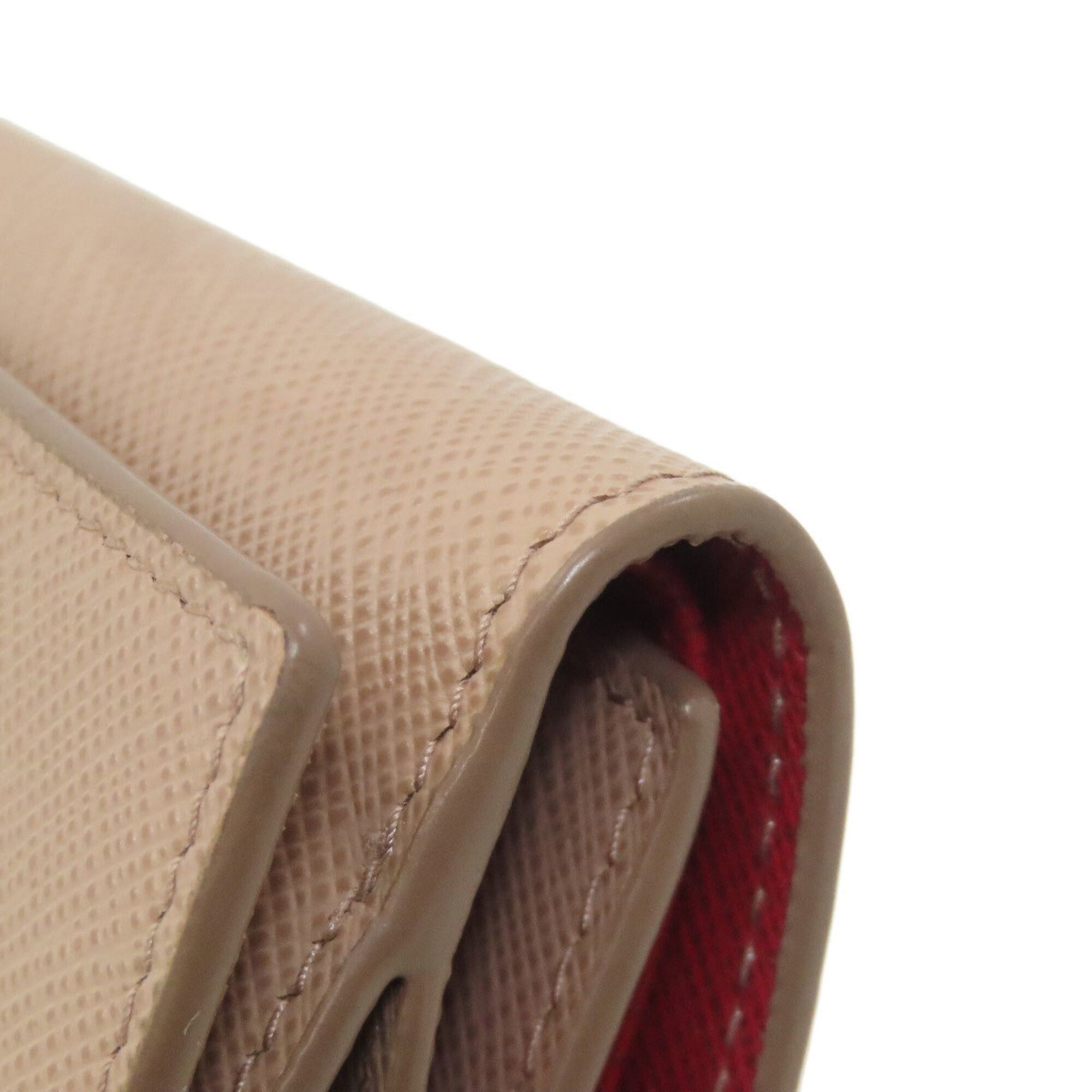 Prada Prada Compact Wallet, Bi-fold Saffiano Leather, Women's PRADA Size ONE SIZE - 15 Thumbnail