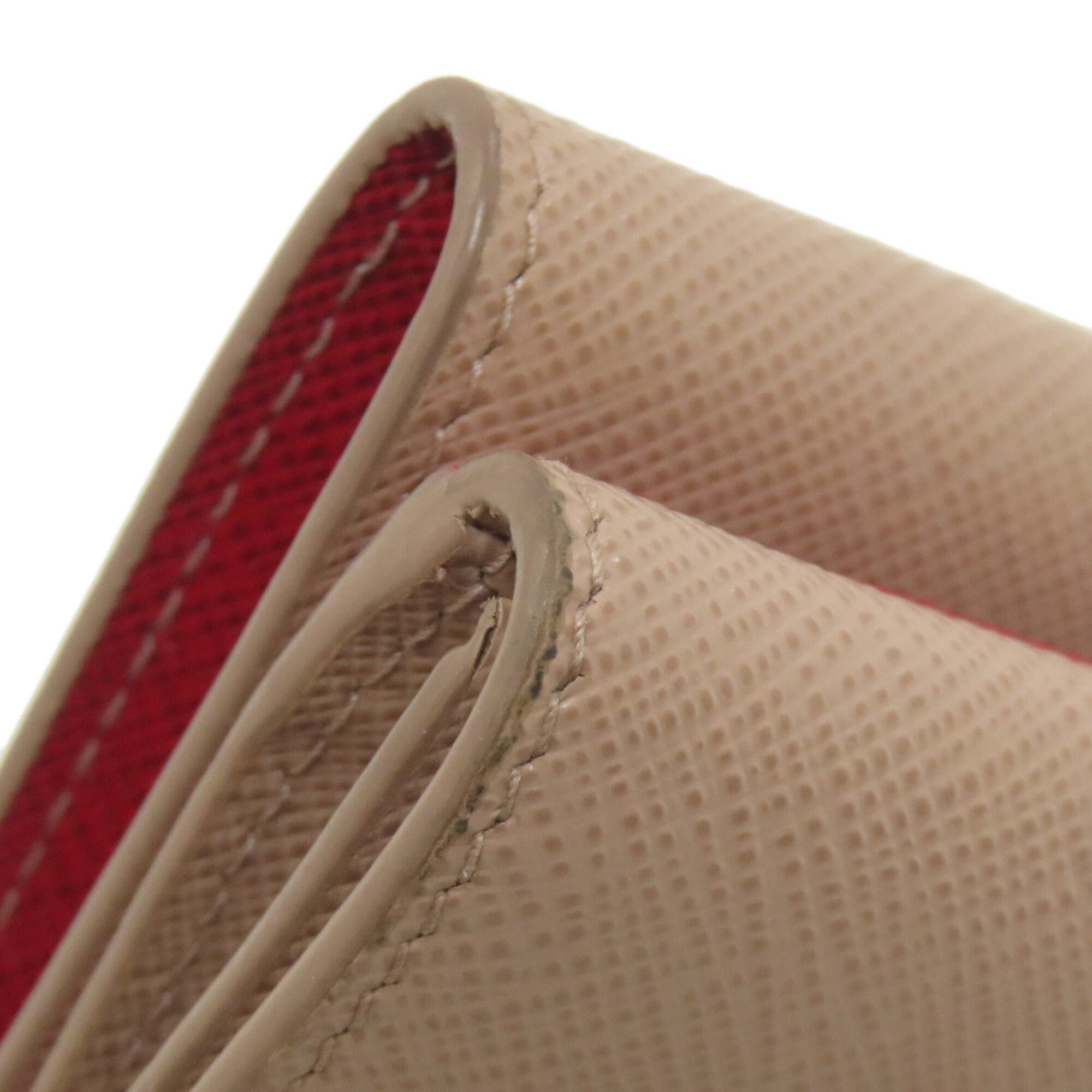 Prada Prada Compact Wallet, Bi-fold Saffiano Leather, Women's PRADA Size ONE SIZE - 12 Thumbnail