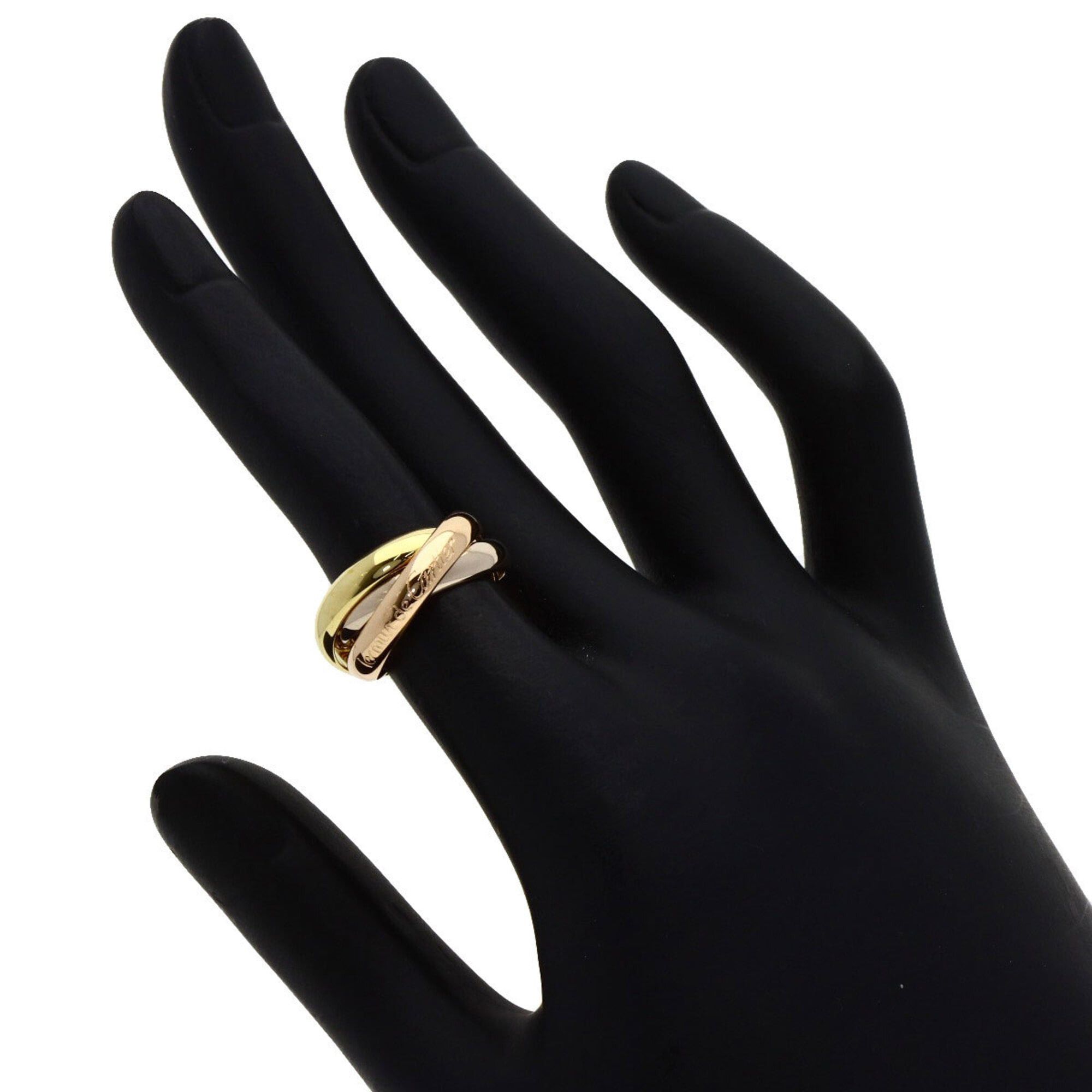 Cartier Cartier Trinity #48 Ring, 18K Yellow Gold/18K Pink White Gold, Women's, CARTIER Size ONE SIZE - 5 Thumbnail