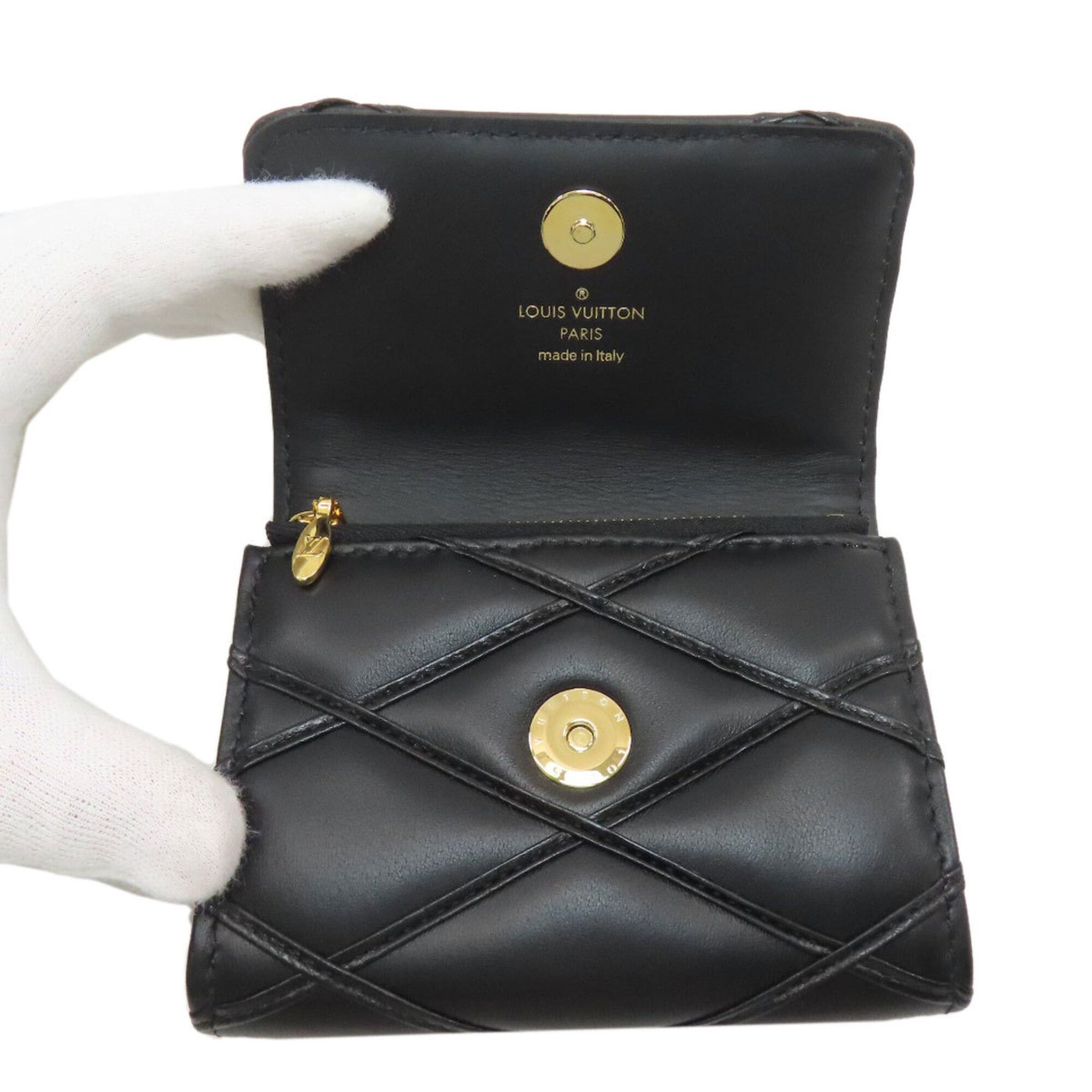 Louis Vuitton Louis Vuitton M83078 Rosalie GO-14 Bi-fold Wallet, Calfskin, Women's LOUIS VUITTON Size ONE SIZE - 4 Thumbnail