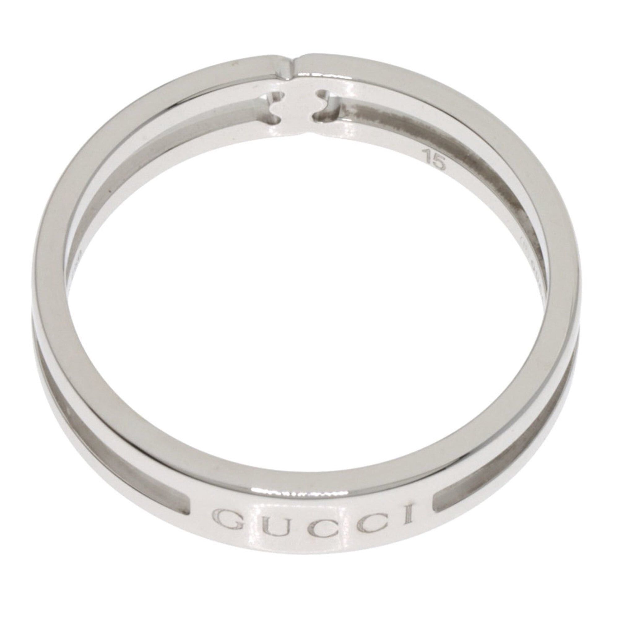 Gucci Gucci Infinity #15 Ring, 18K White Gold, Women's GUCCI Size ONE SIZE - 4 Thumbnail