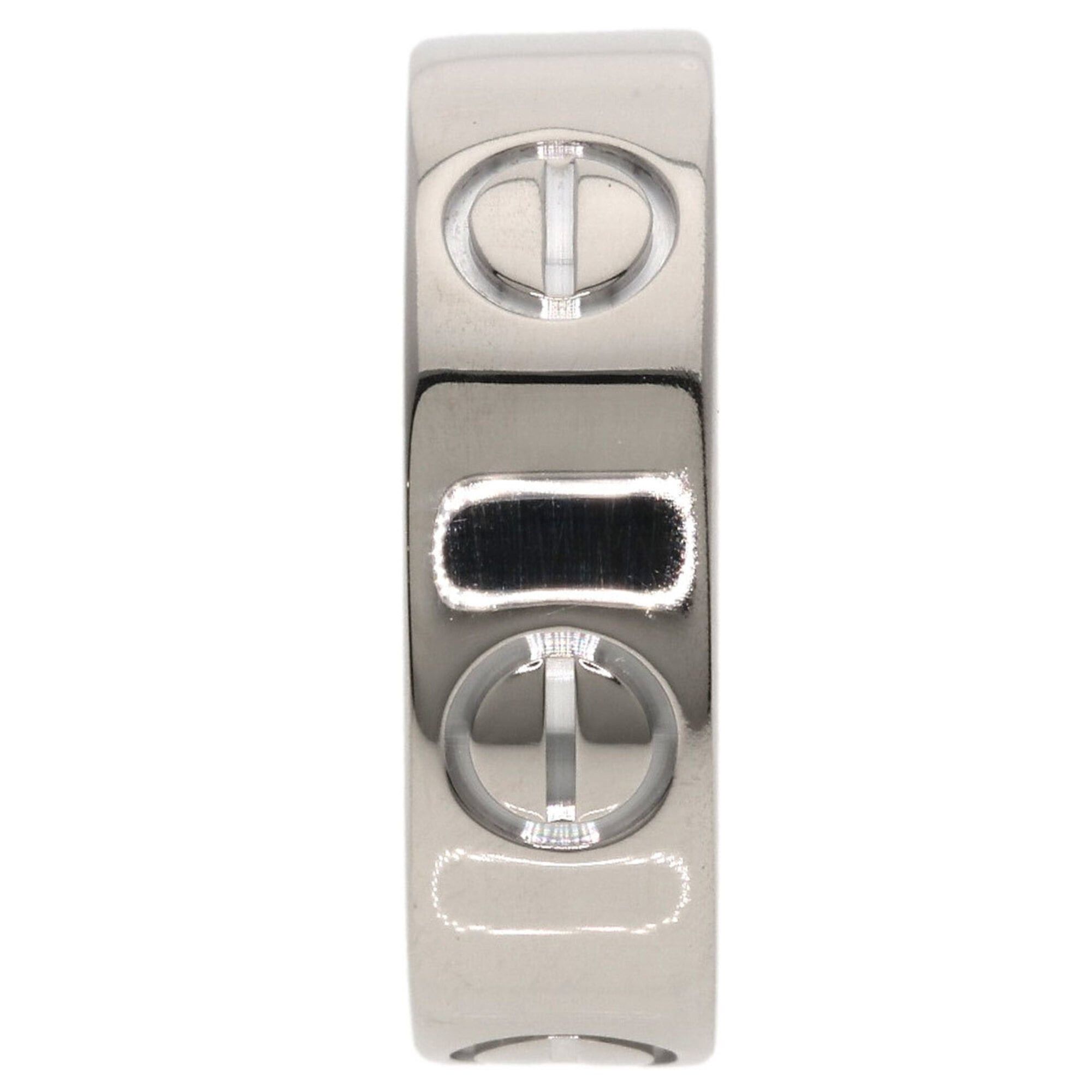 Cartier Cartier Love Ring #48, 18K White Gold, Women's Ring, CARTIER Size ONE SIZE - 3 Thumbnail
