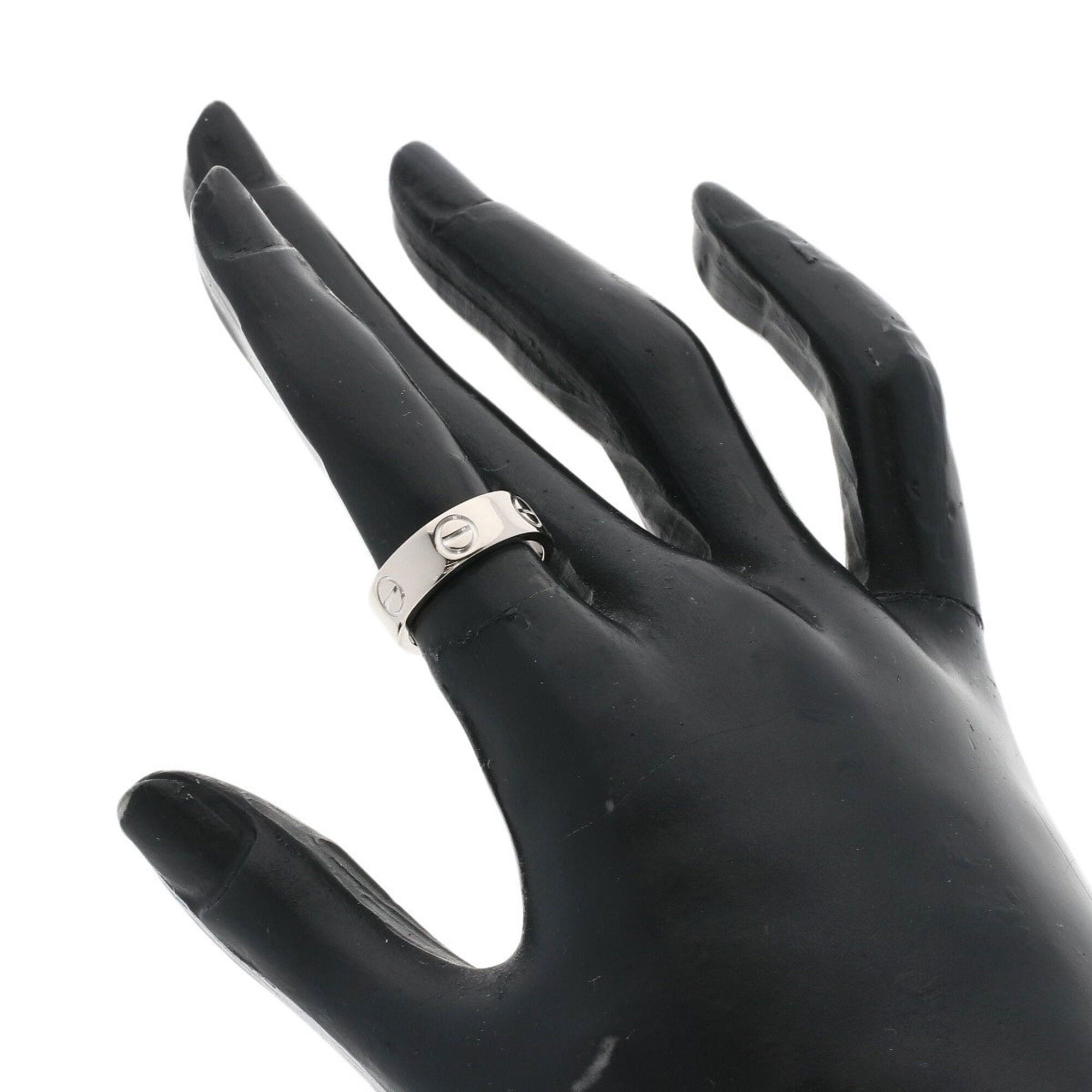 Cartier Cartier Love Ring #48, 18K White Gold, Women's Ring, CARTIER Size ONE SIZE - 5 Thumbnail