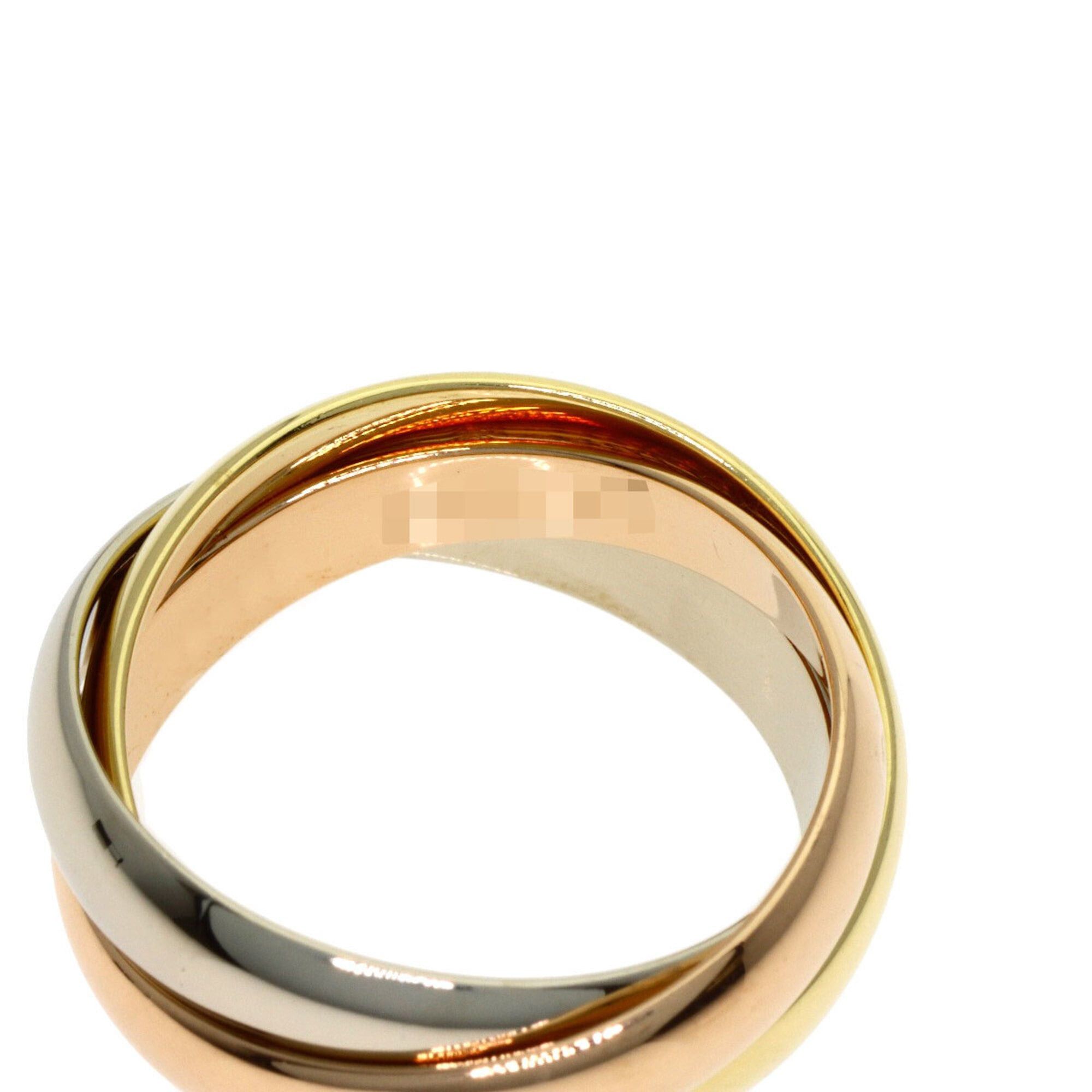 Cartier Cartier Trinity #48 Ring, 18K Yellow Gold/18K Pink White Gold, Women's, CARTIER Size ONE SIZE - 4 Thumbnail