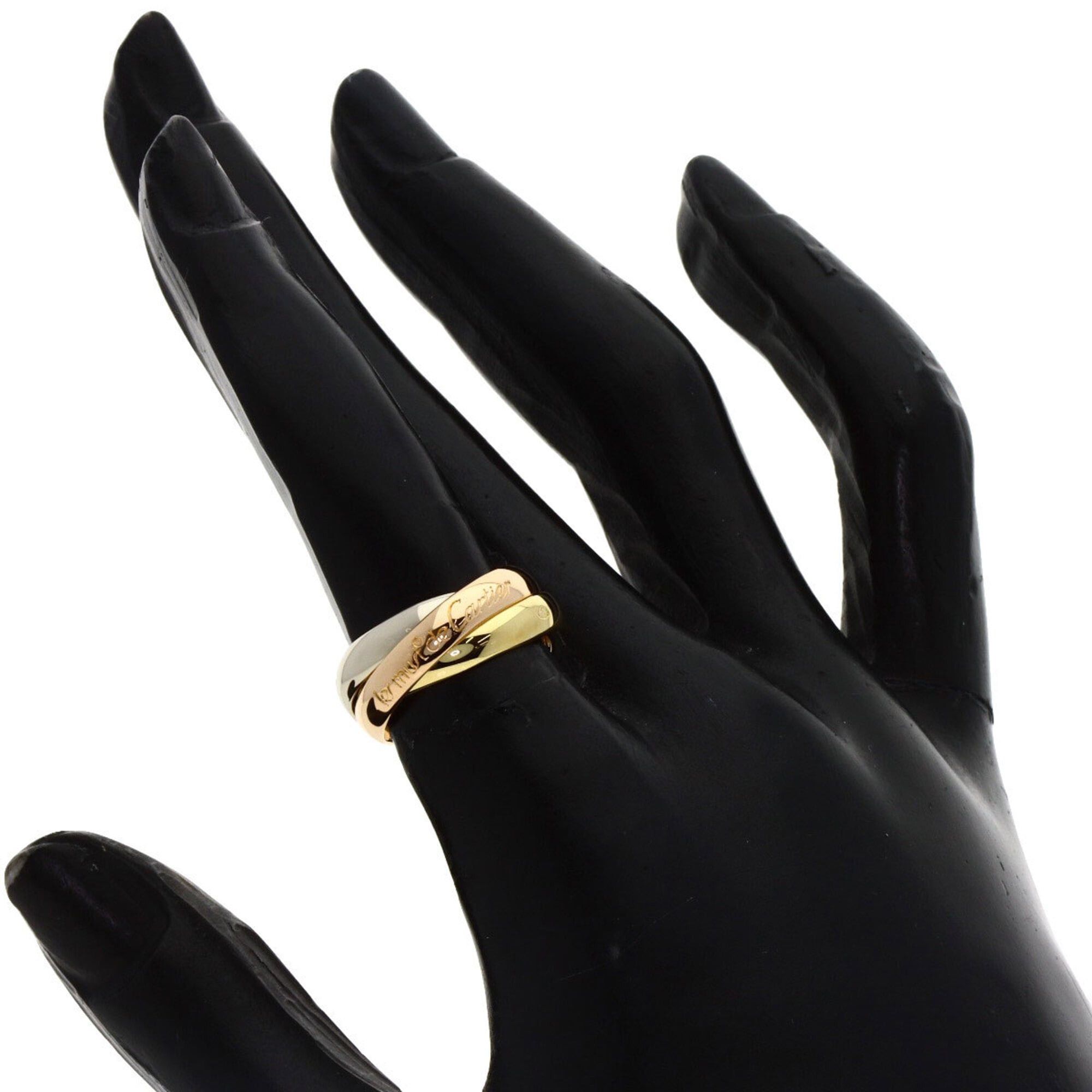 Cartier Cartier Trinity #48 Ring, 18K Yellow Gold/18K Pink White Gold, Women's, CARTIER Size ONE SIZE - 5 Thumbnail