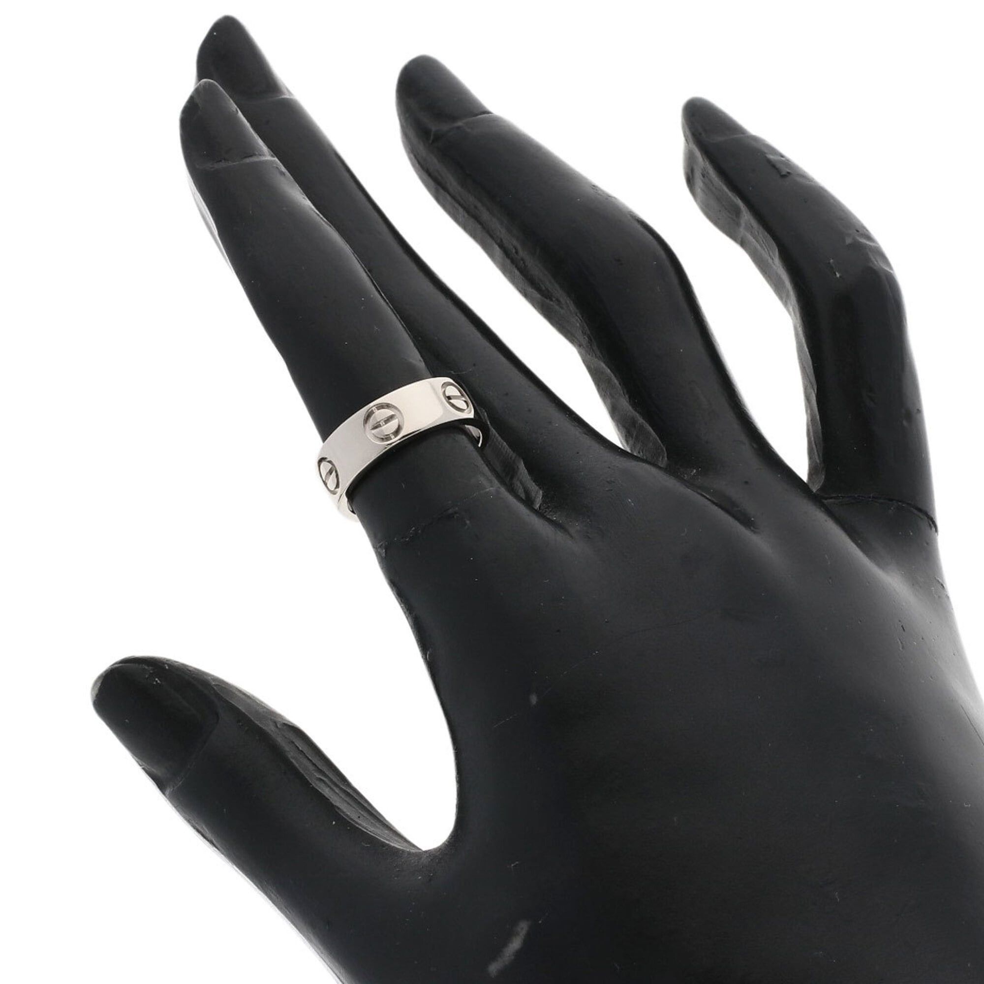 Cartier Cartier Love Ring #47, 18K White Gold, Women's Ring, CARTIER Size ONE SIZE - 5 Thumbnail