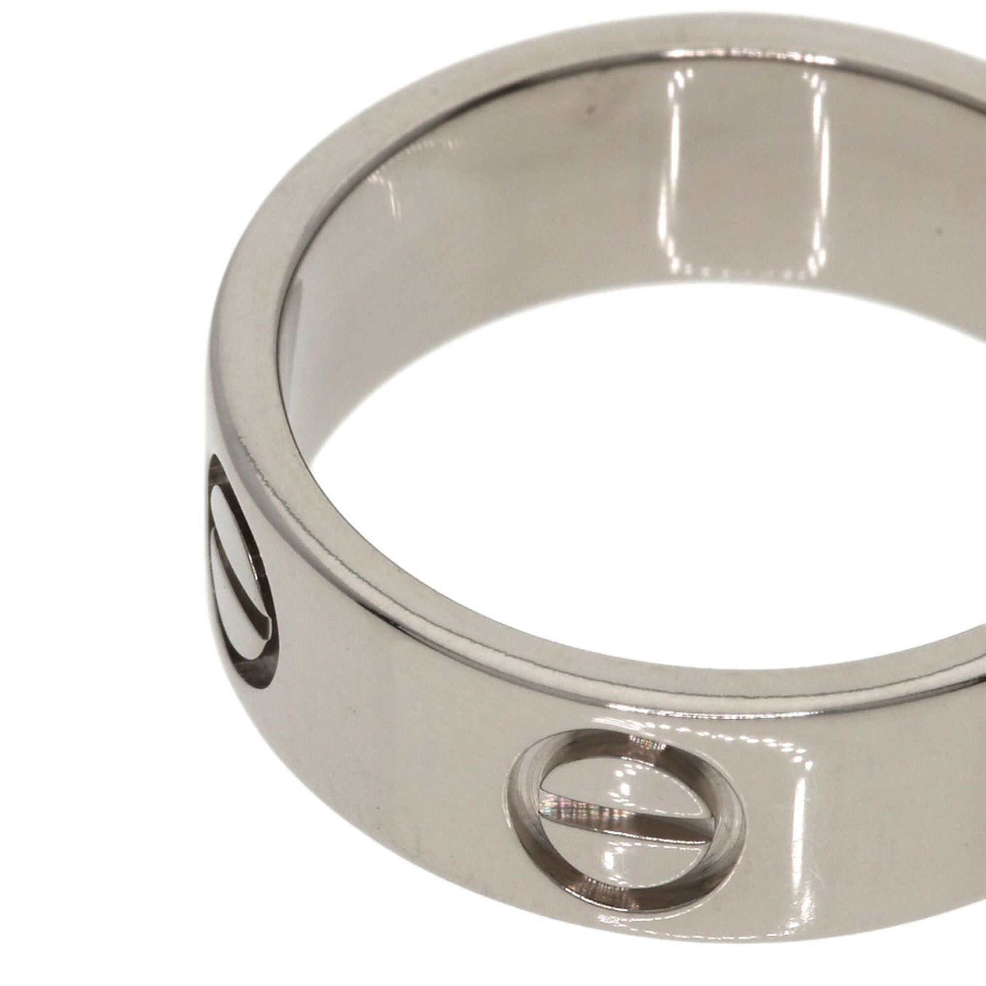 Cartier Cartier Love Ring #47, 18K White Gold, Women's Ring, CARTIER Size ONE SIZE - 6 Thumbnail