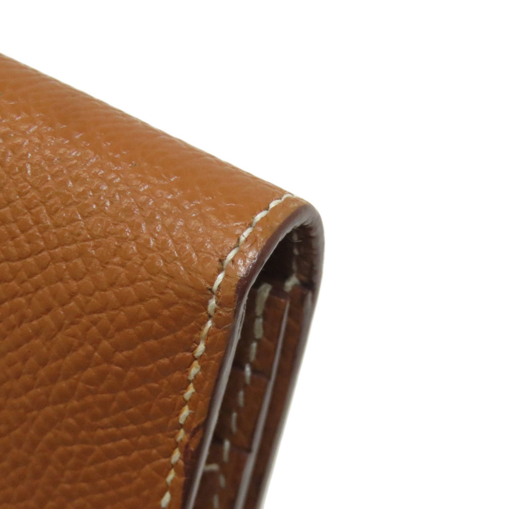Hermes Hermes Bearn Soufflé Gold Wallet with Hardware, Epsom Leather, Women's Size ONE SIZE - 20 Thumbnail