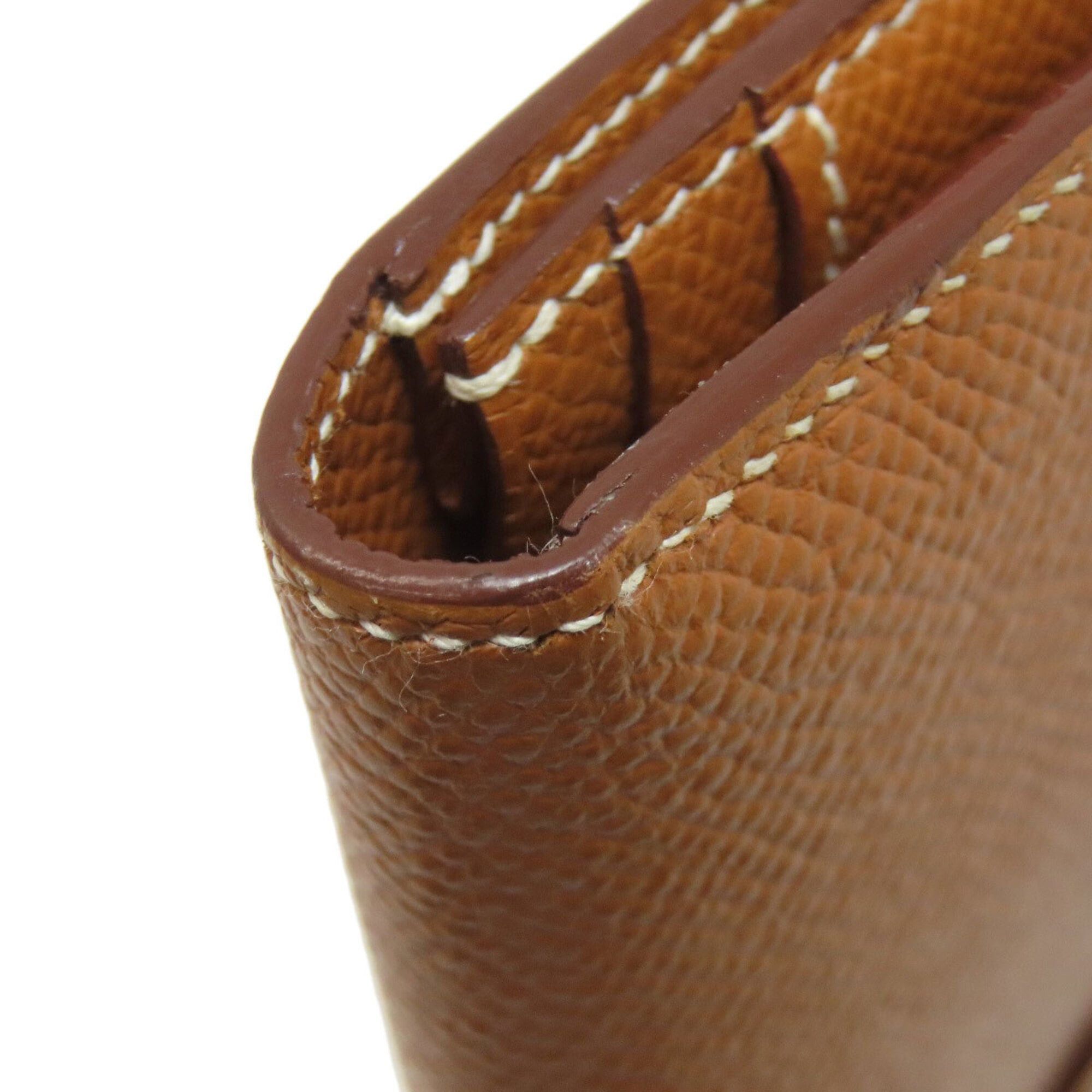 Hermes Hermes Bearn Soufflé Gold Wallet with Hardware, Epsom Leather, Women's Size ONE SIZE - 16 Thumbnail