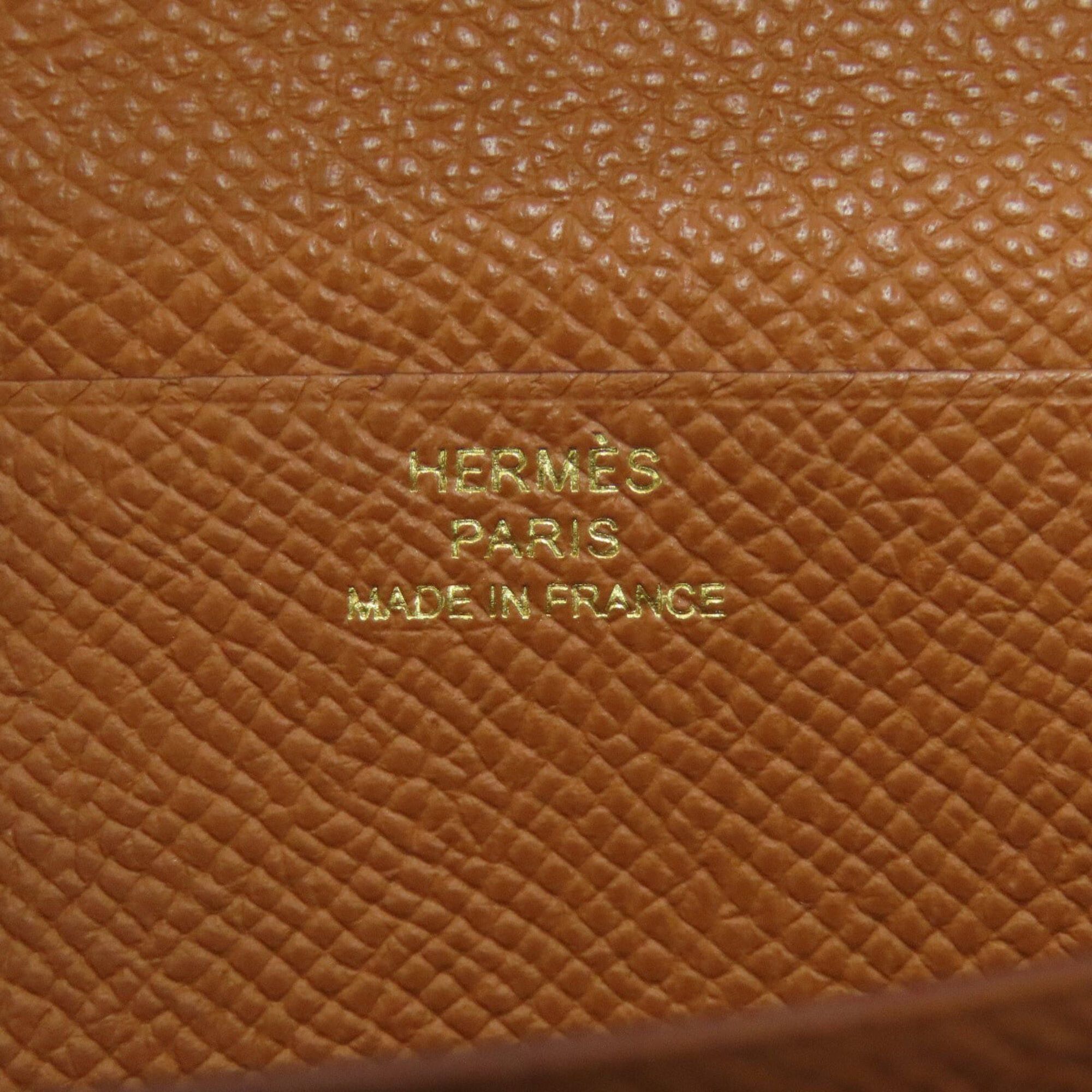 Hermes Hermes Bearn Soufflé Gold Wallet with Hardware, Epsom Leather, Women's Size ONE SIZE - 6 Thumbnail