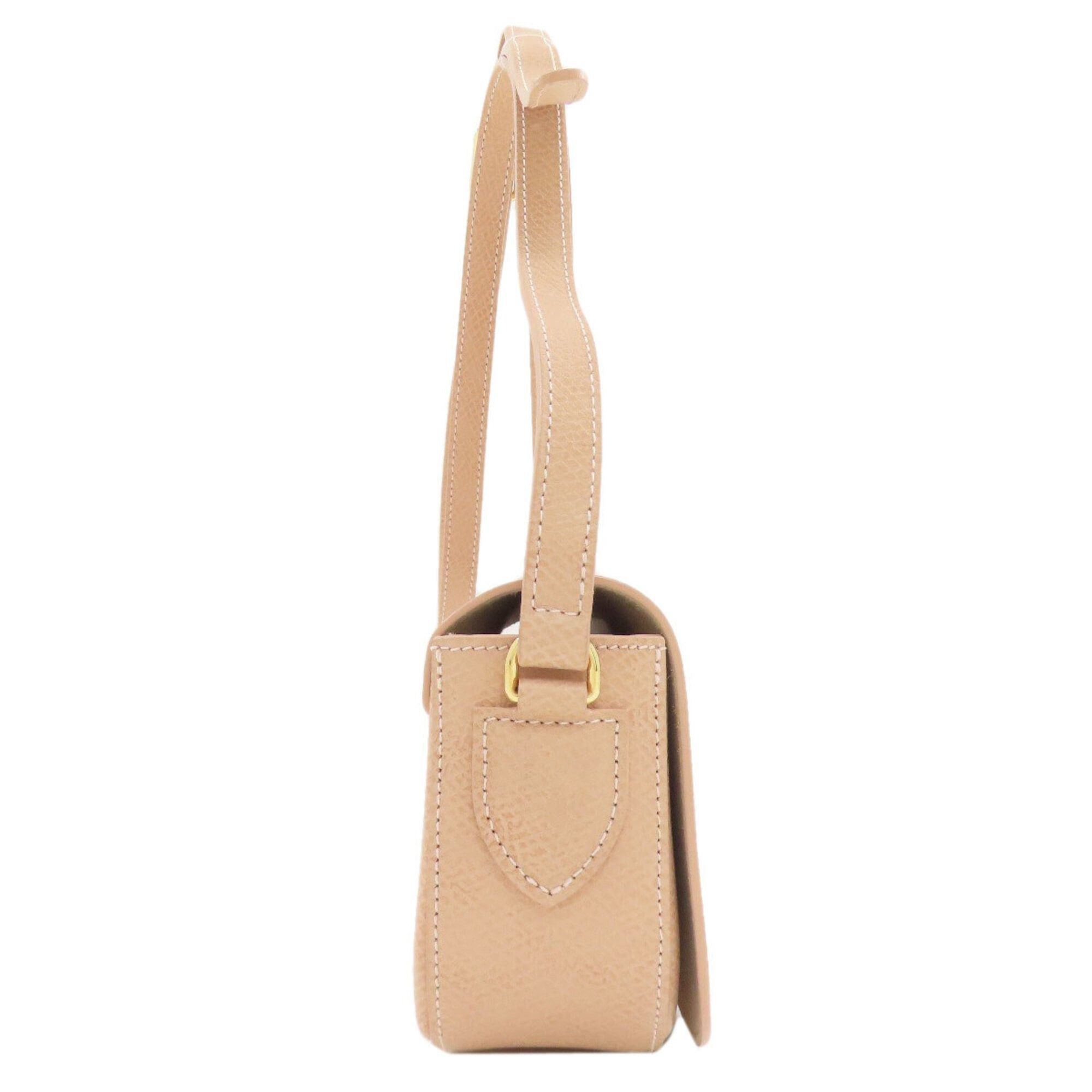 Longchamp Longchamp Logo Shoulder Bag Leather Women's Size ONE SIZE - 3 Thumbnail