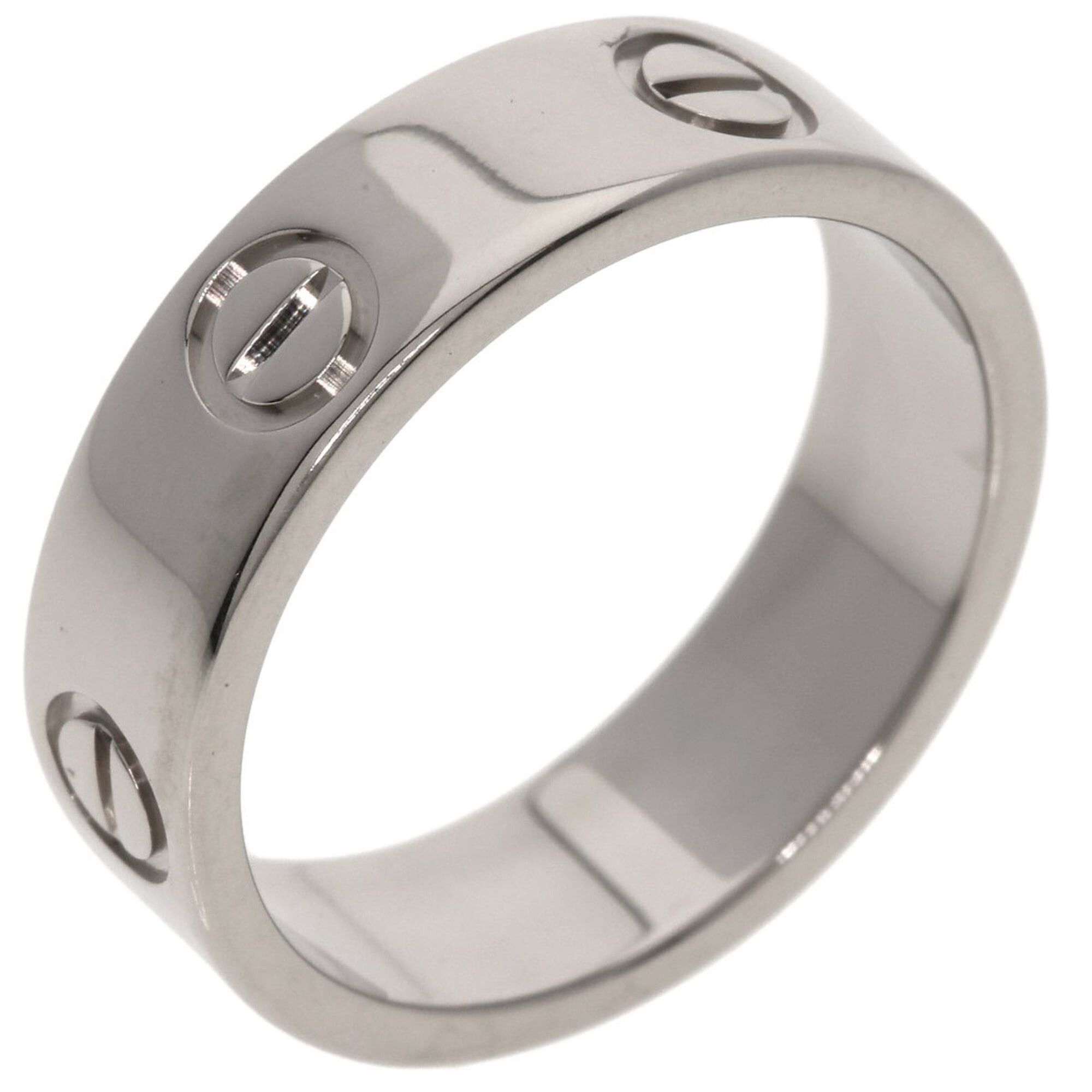 Cartier Cartier Love Ring #54, 18K White Gold, Women's Ring, CARTIER Size ONE SIZE - 2 Thumbnail