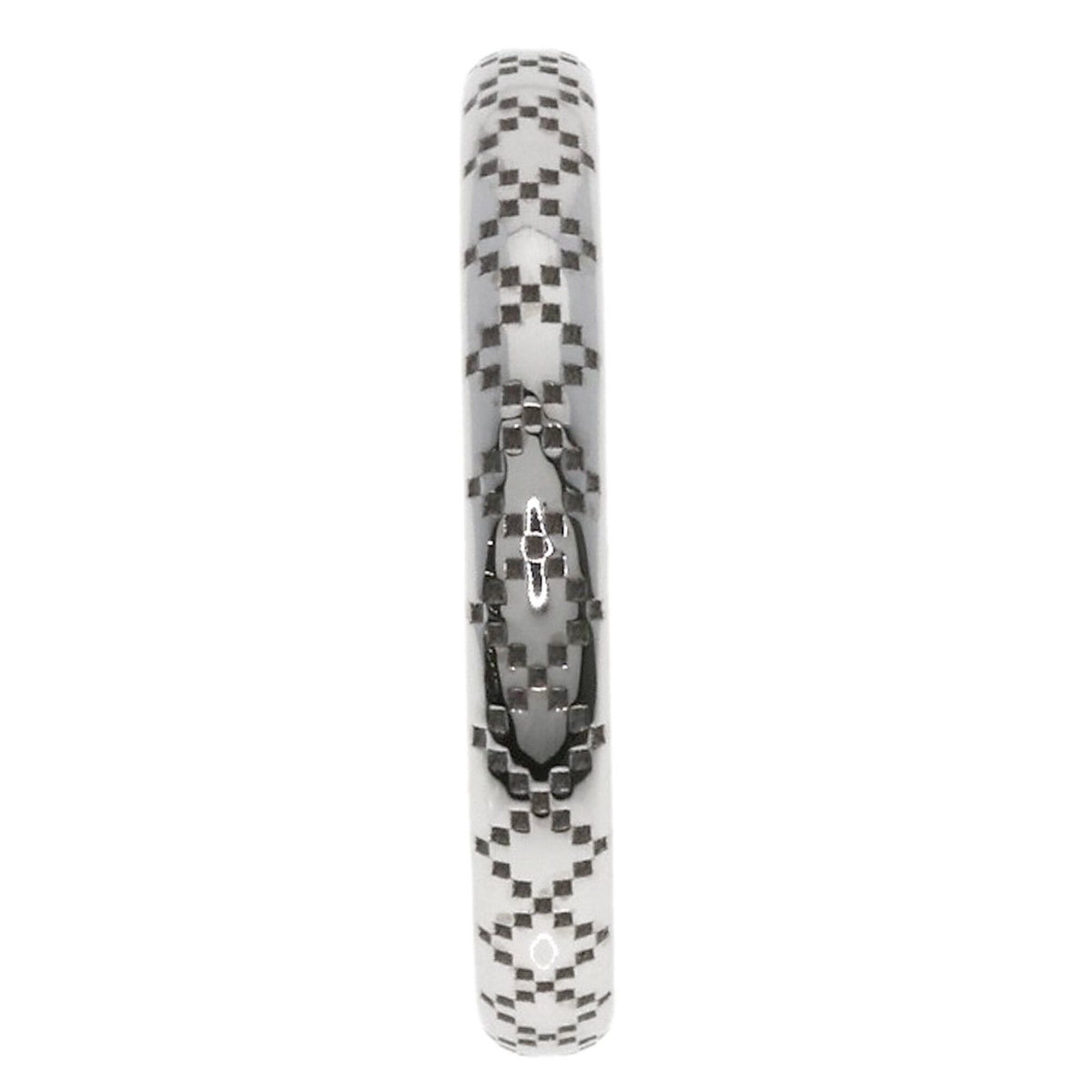 Gucci Gucci Diamantissima #8 Ring, 18K White Gold, Women's, GUCCI Size ONE SIZE - 3 Thumbnail