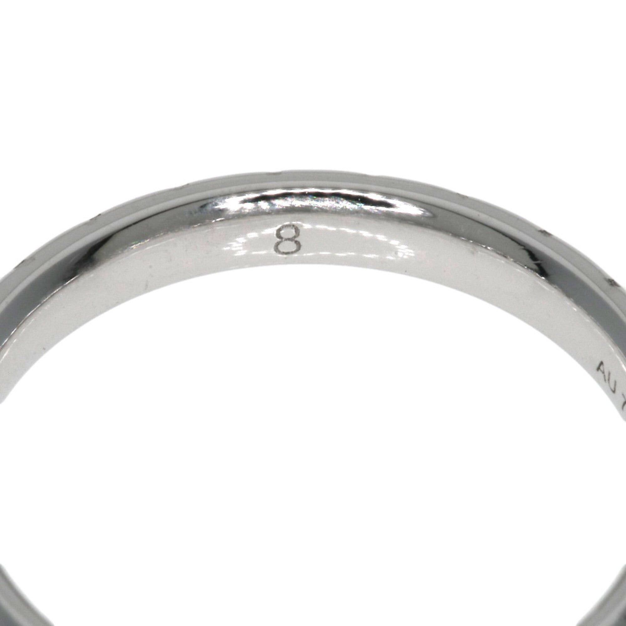 Gucci Gucci Diamantissima #8 Ring, 18K White Gold, Women's, GUCCI Size ONE SIZE - 5 Thumbnail