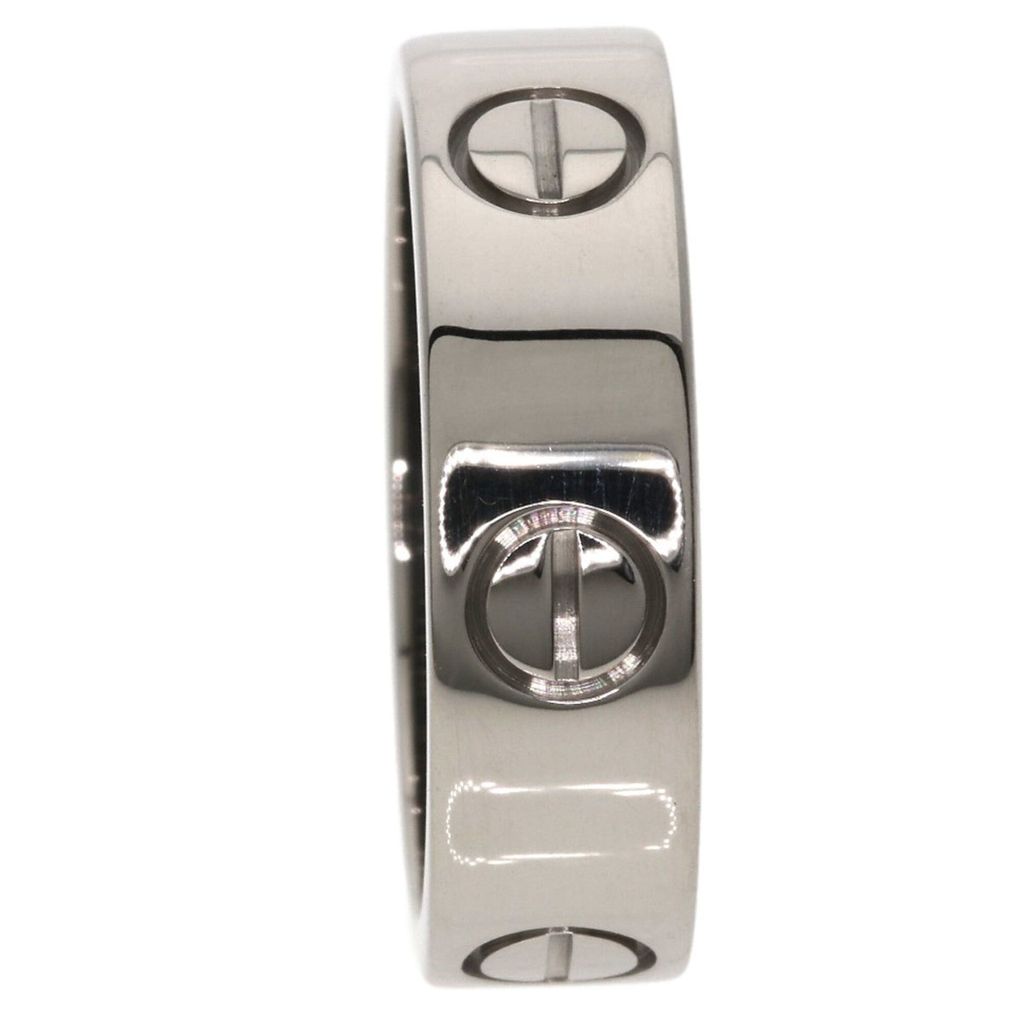 Cartier Cartier Love Ring #53, 18K White Gold, Women's Ring, CARTIER Size ONE SIZE - 3 Thumbnail