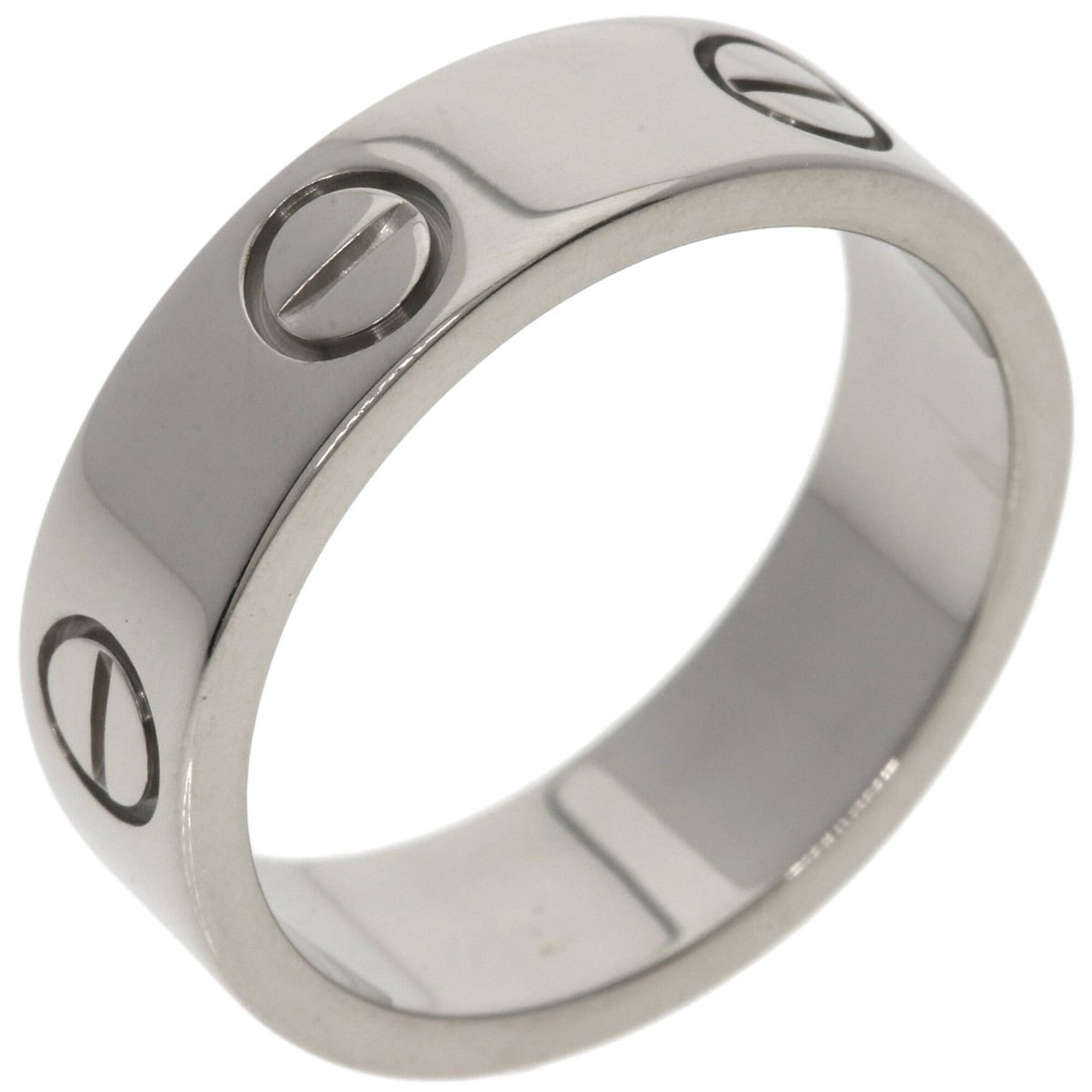 Cartier Cartier Love Ring #53, 18K White Gold, Women's Ring, CARTIER Size ONE SIZE - 2 Thumbnail