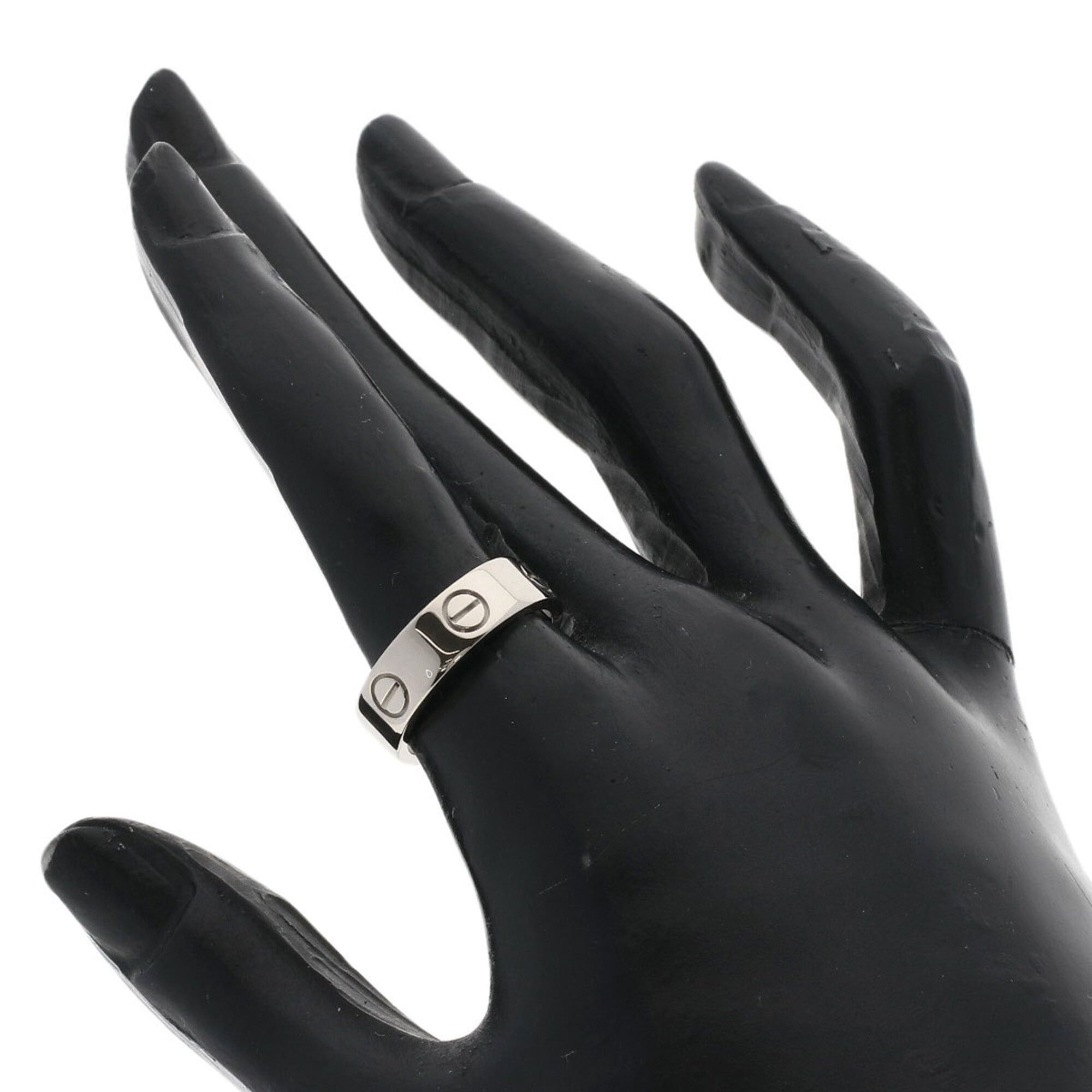 Cartier Cartier Love Ring #53, 18K White Gold, Women's Ring, CARTIER Size ONE SIZE - 5 Thumbnail